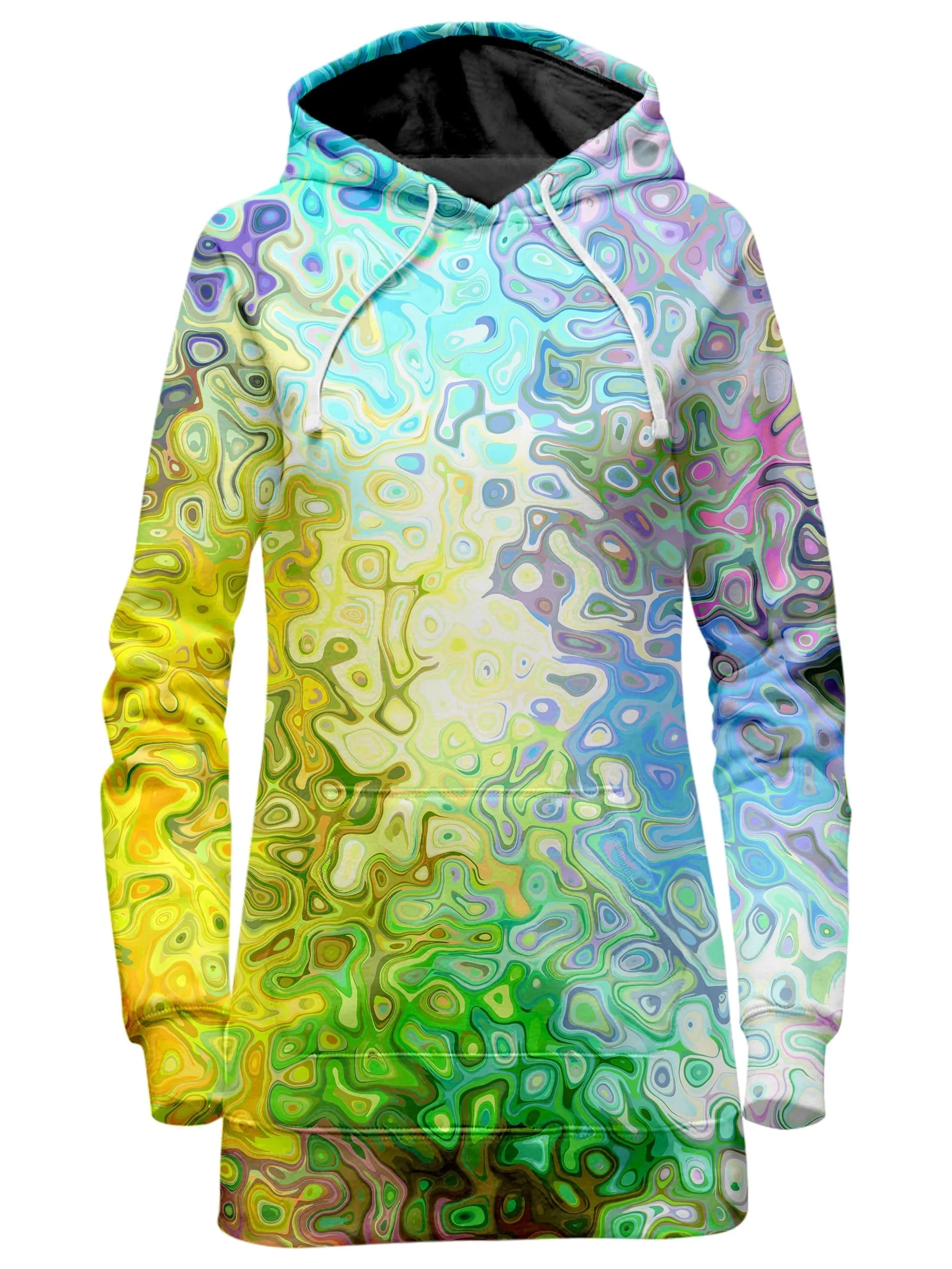 Color Jumble Hoodie Dress and Leggings Combo sold by iEDM product image thumbnail 2