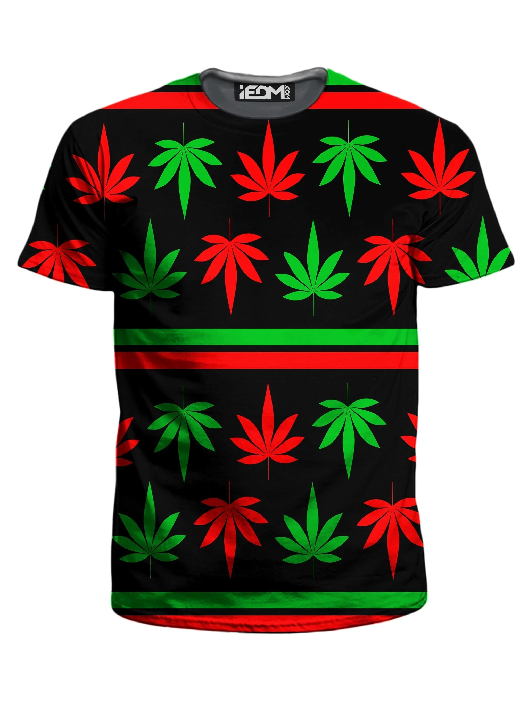 Red And Green Festive Bud T-Shirt and Joggers Combo sold by iEDM product image thumbnail 2
