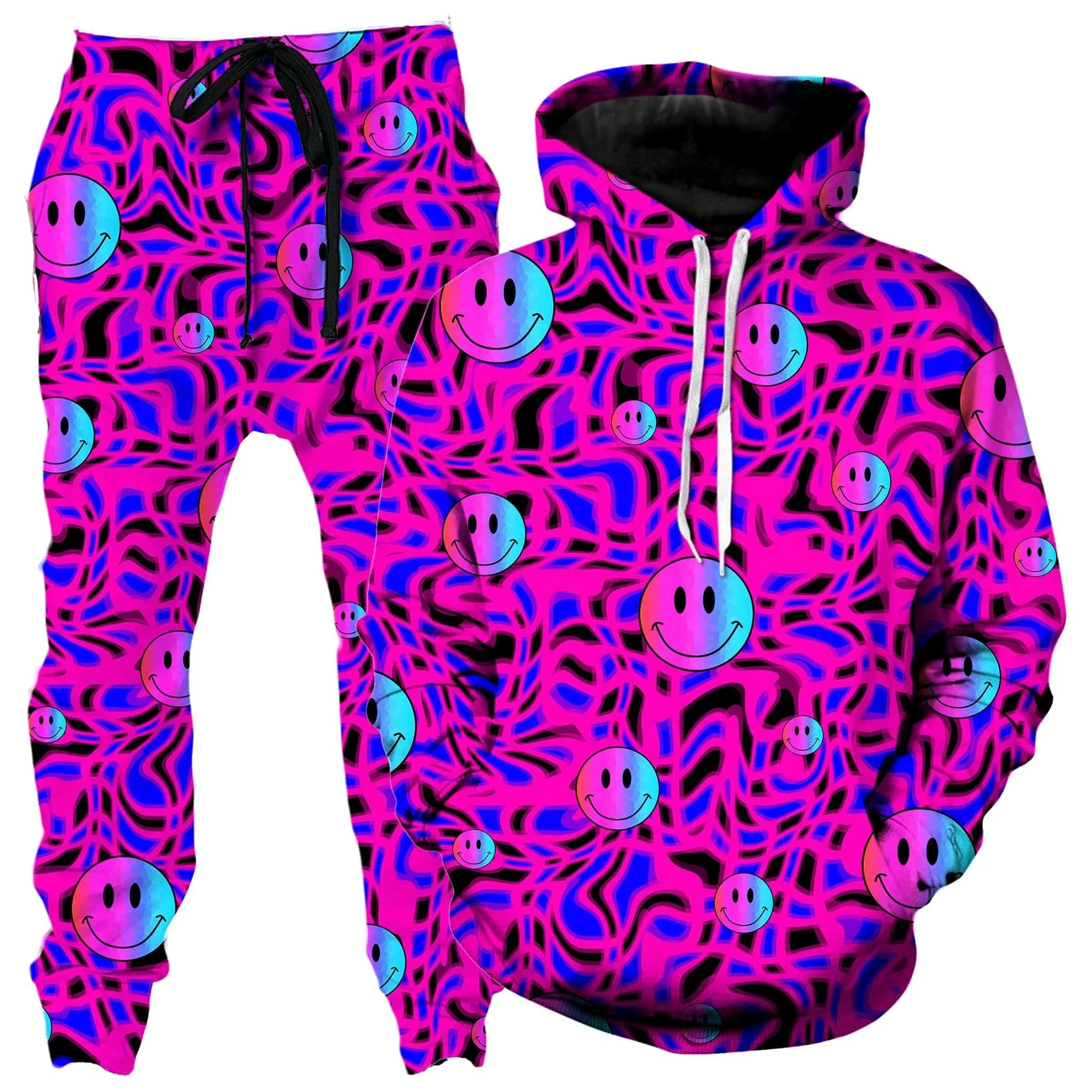 Trippy Smiles Hoodie and Joggers Combo sold by iEDM