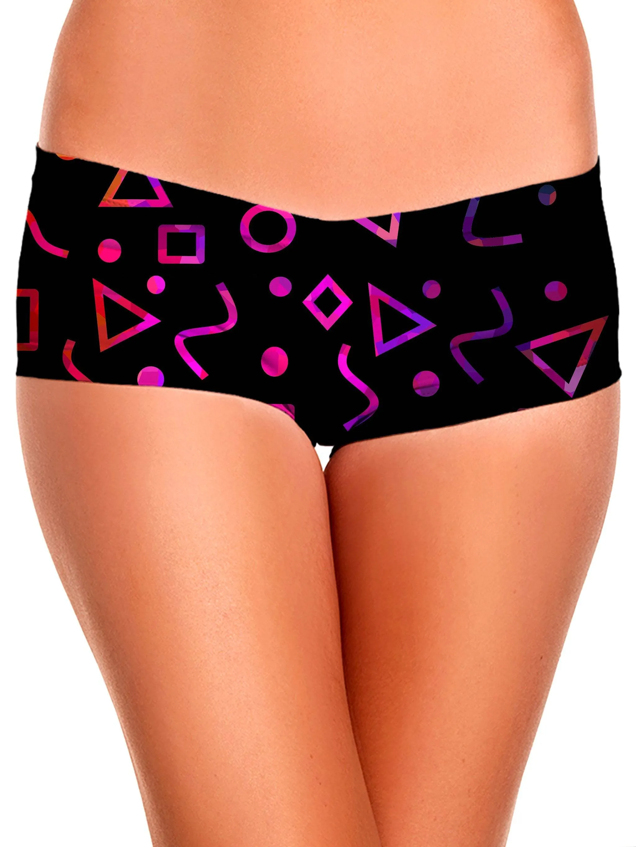 Modern Shapes Crop Top and Booty Shorts Combo sold by iEDM product image thumbnail 3