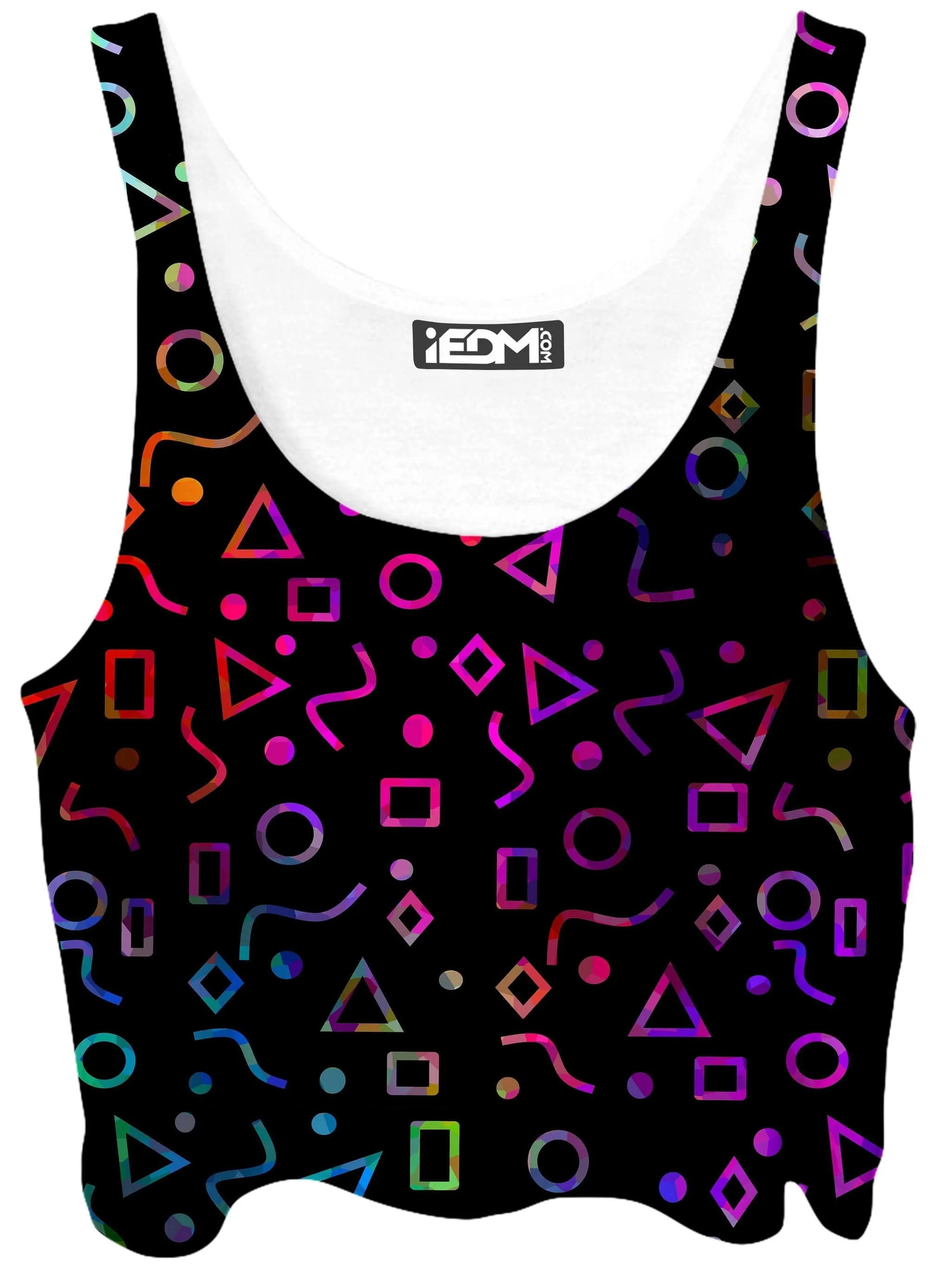 Modern Shapes Crop Top and Booty Shorts Combo sold by iEDM product image thumbnail 2