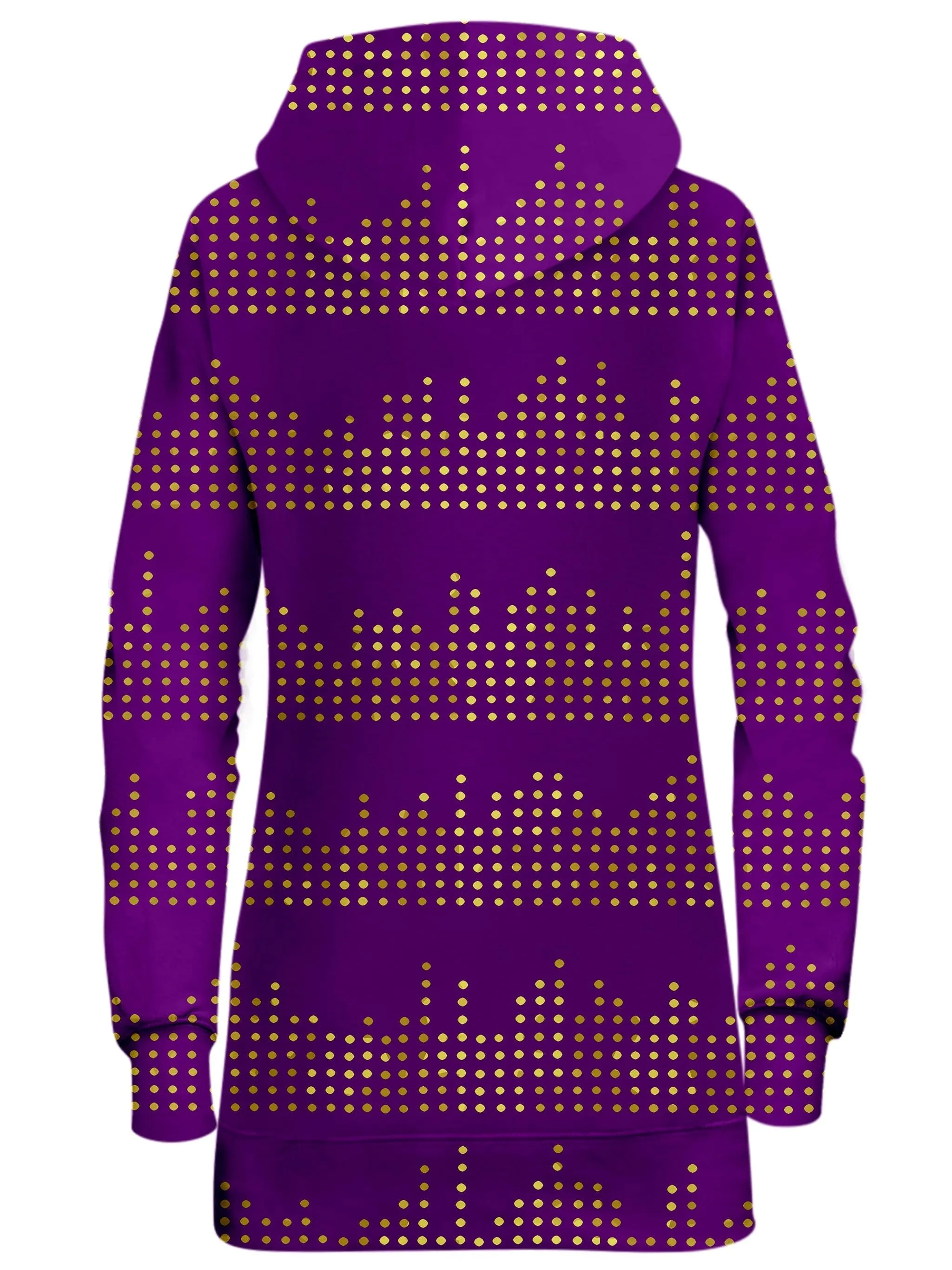 Gold Equalizer Beats Hoodie Dress sold by iEDM product image thumbnail 2