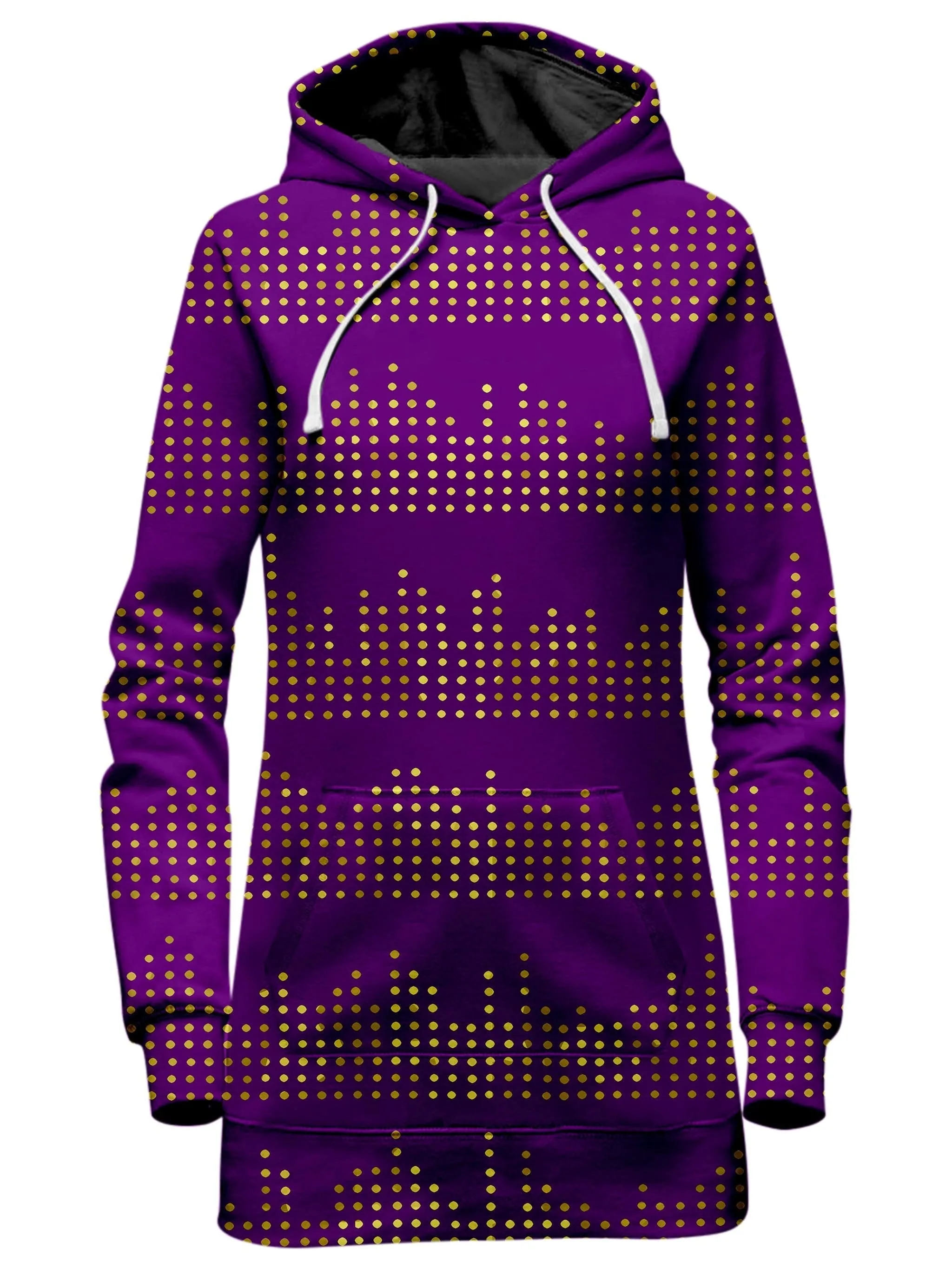 Gold Equalizer Beats Hoodie Dress sold by iEDM