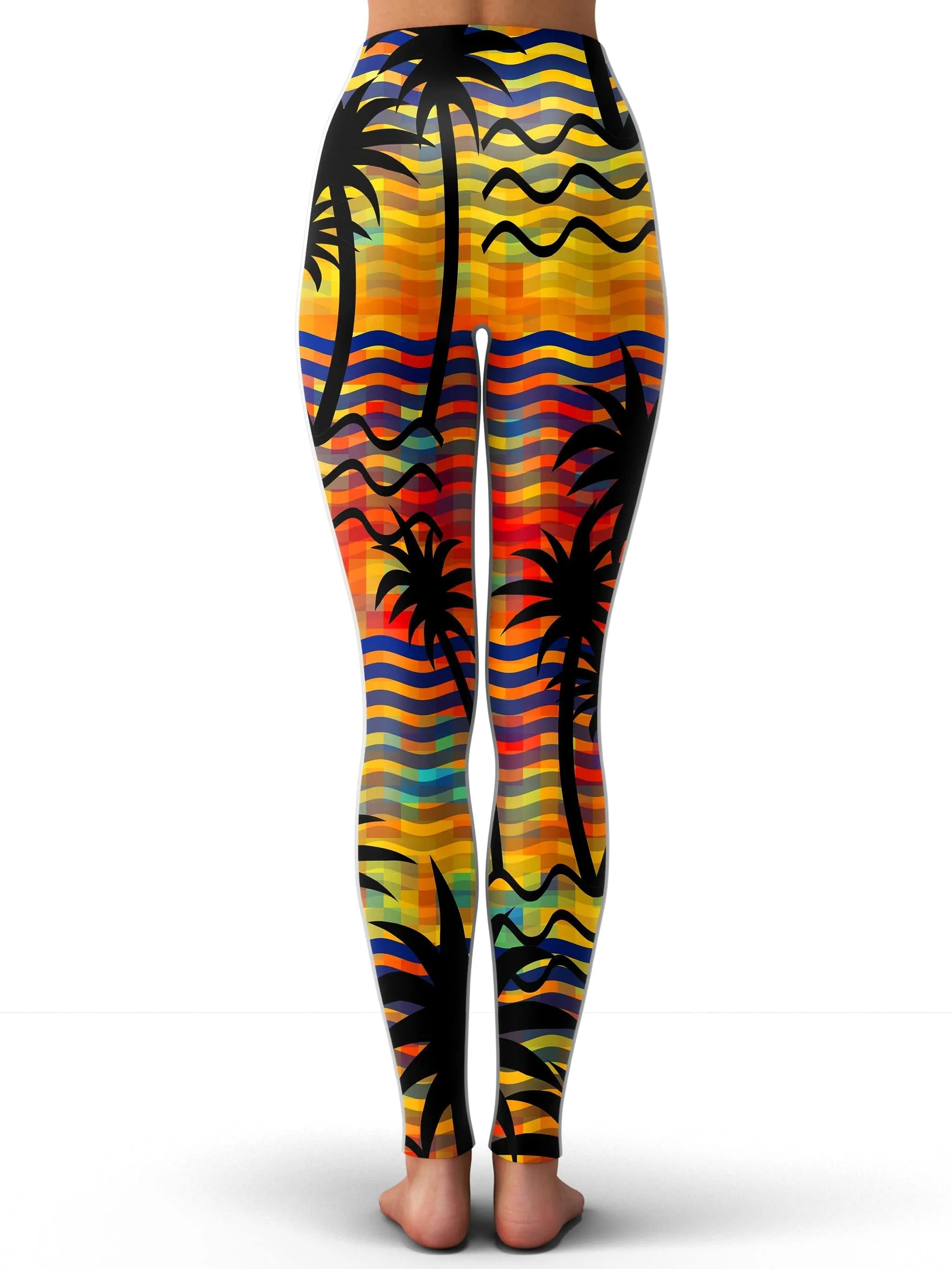 Flamingo Island Leggings sold by iEDM product image thumbnail 3