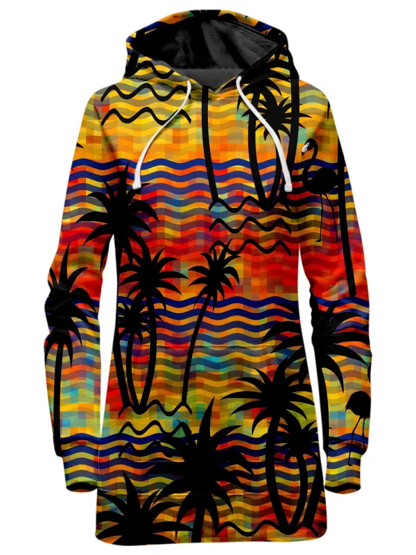 Flamingo Island Hoodie Dress sold by iEDM