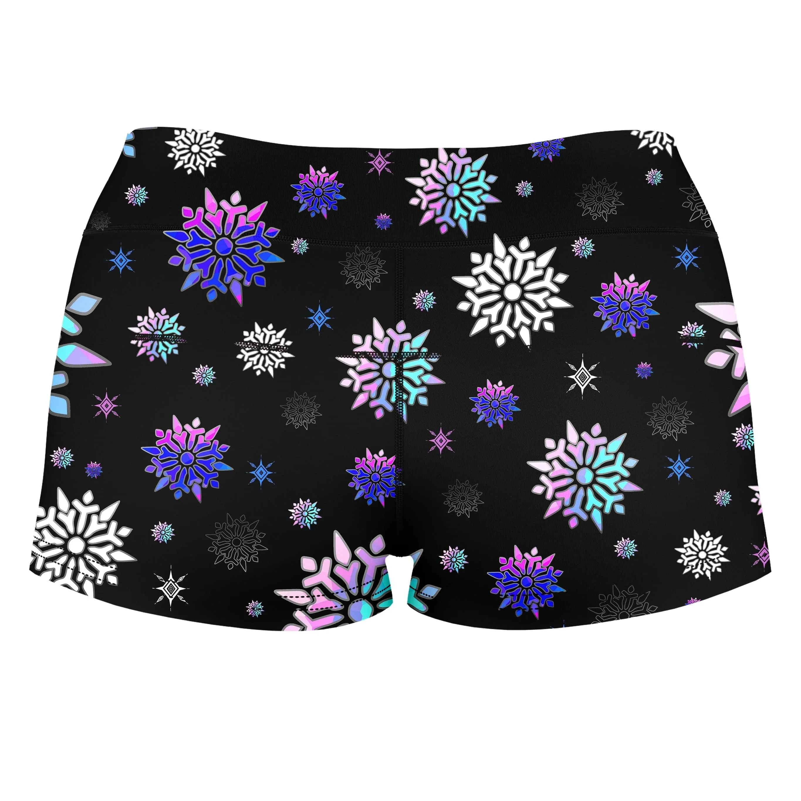 Festive Night Sky High-Waisted Women's Shorts sold by iEDM product image thumbnail 2