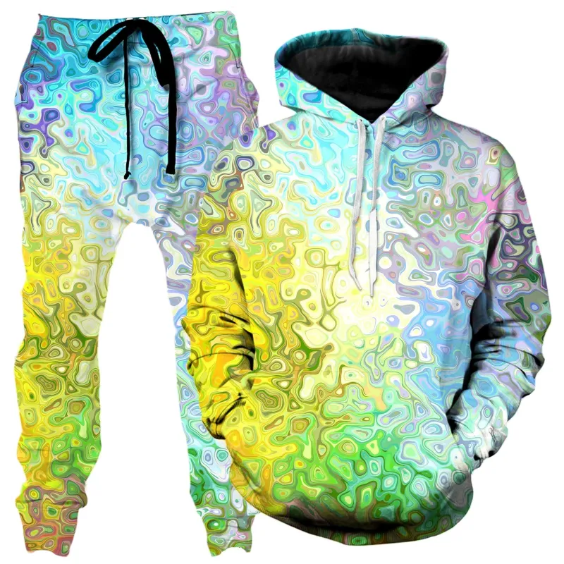Color Jumble Hoodie and Joggers Combo sold by iEDM