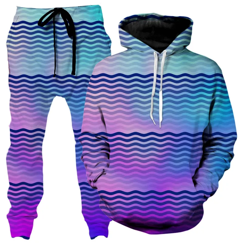 Beach Waves Hoodie and Joggers Combo made by iEDM