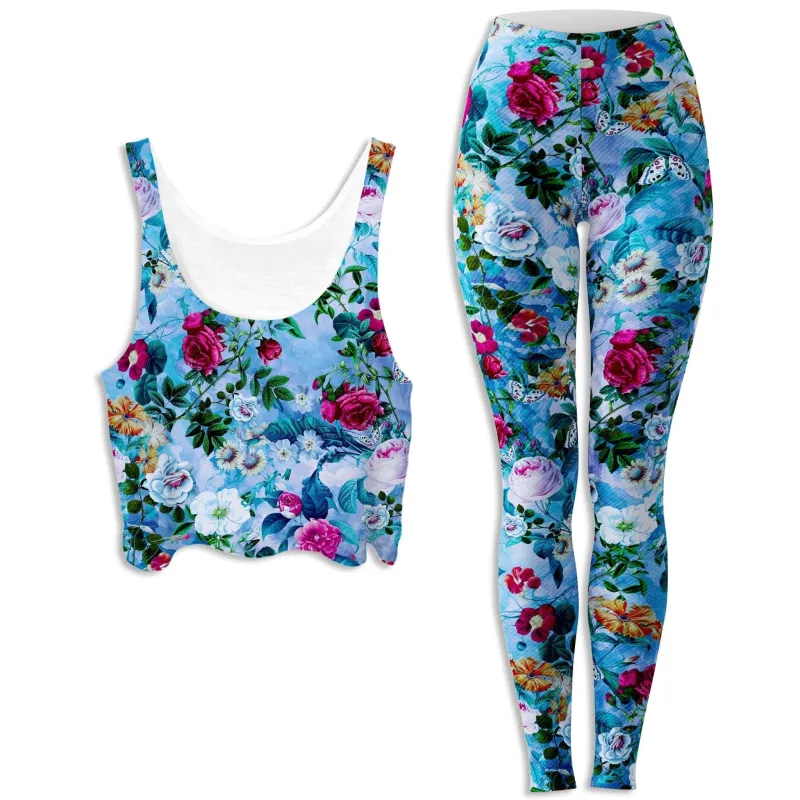 Lennon Crop Top and Leggings Combo sold by iEDM