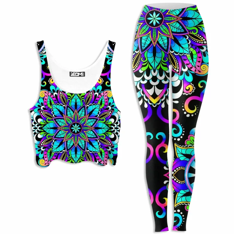 Magic Lyfe Crop Top and Leggings Combo sold by iEDM