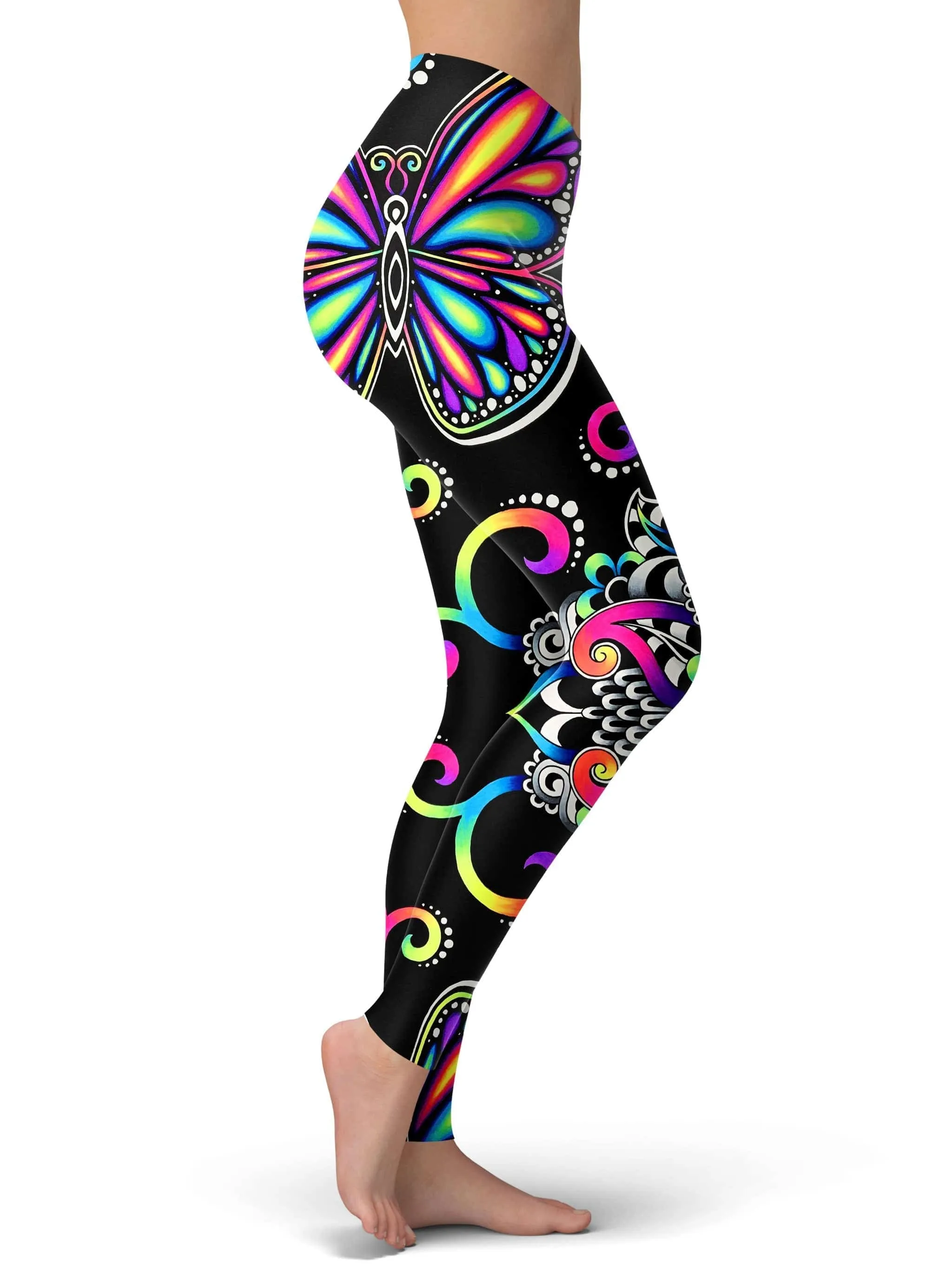 Butterfly Vibez Leggings sold by iEDM product image thumbnail 2