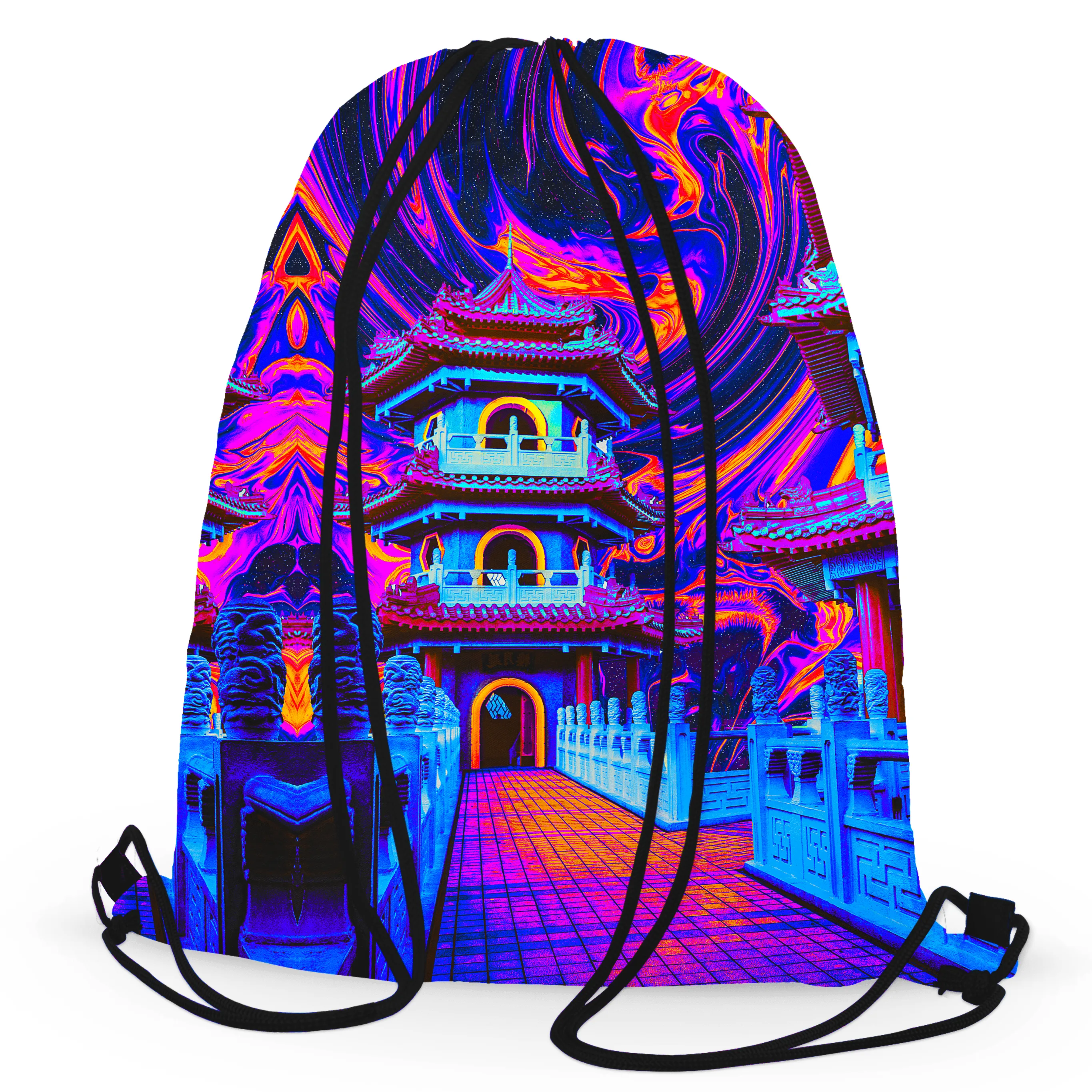 Enlightened Path Drawstring Bag sold by iEDM product image thumbnail 3
