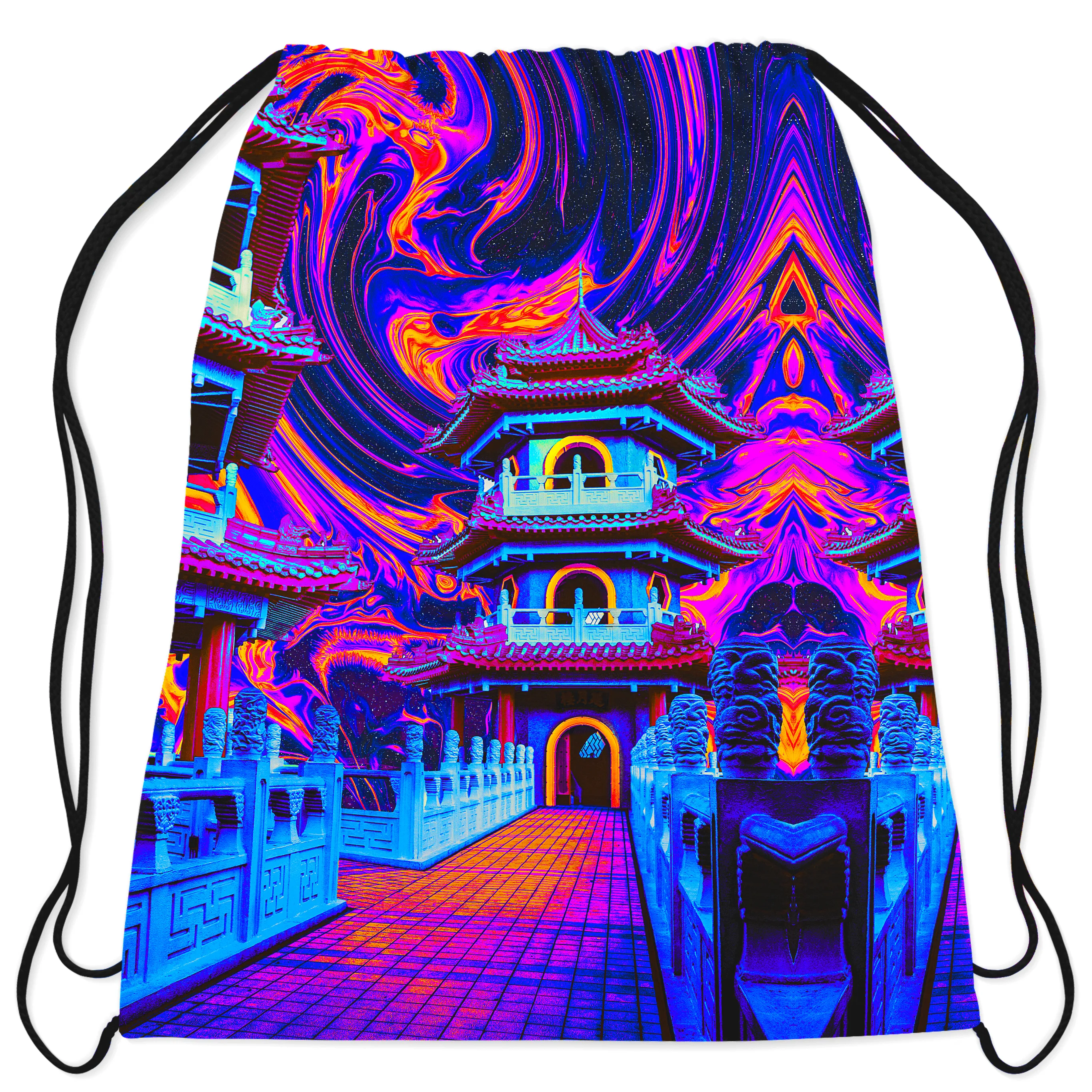 Enlightened Path Drawstring Bag sold by iEDM
