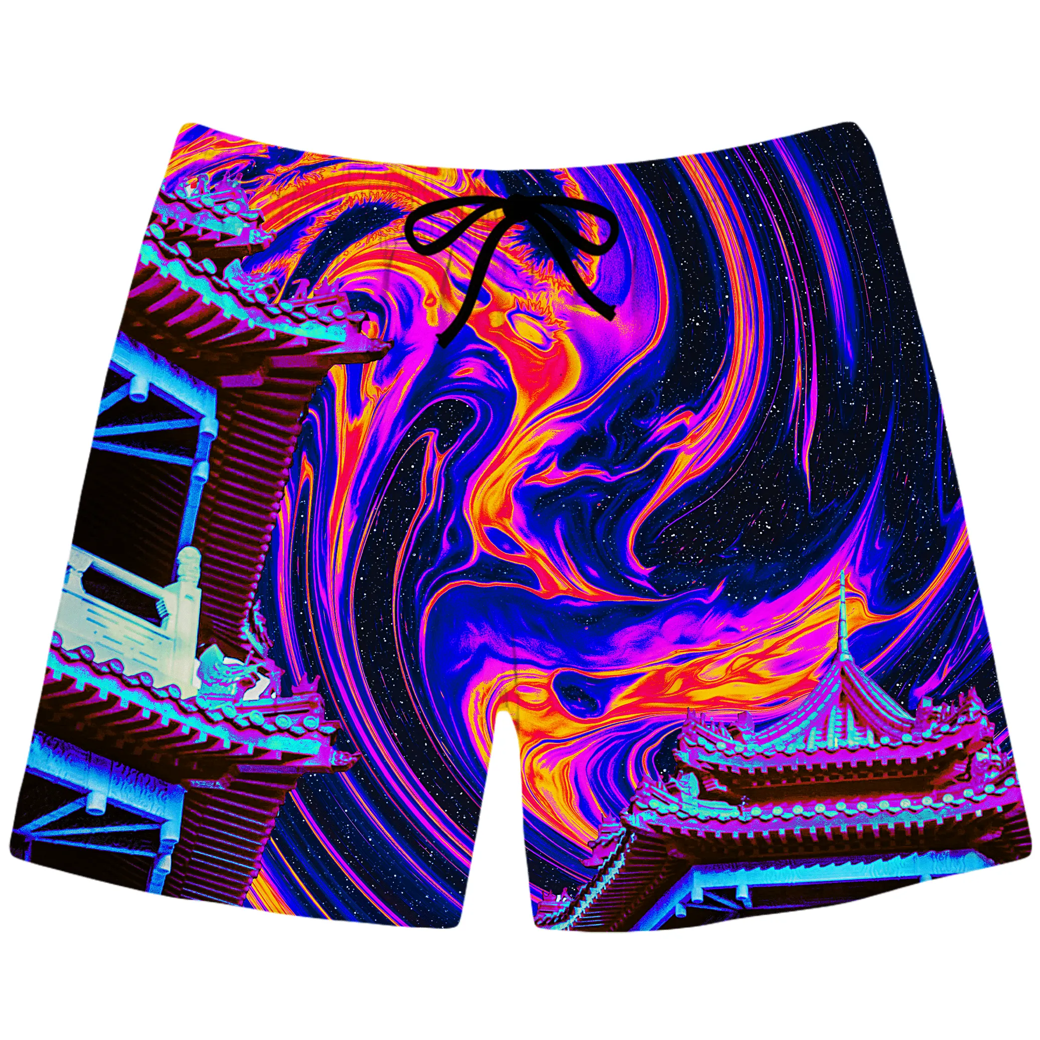 Enlightened Path Swim Trunks sold by iEDM
