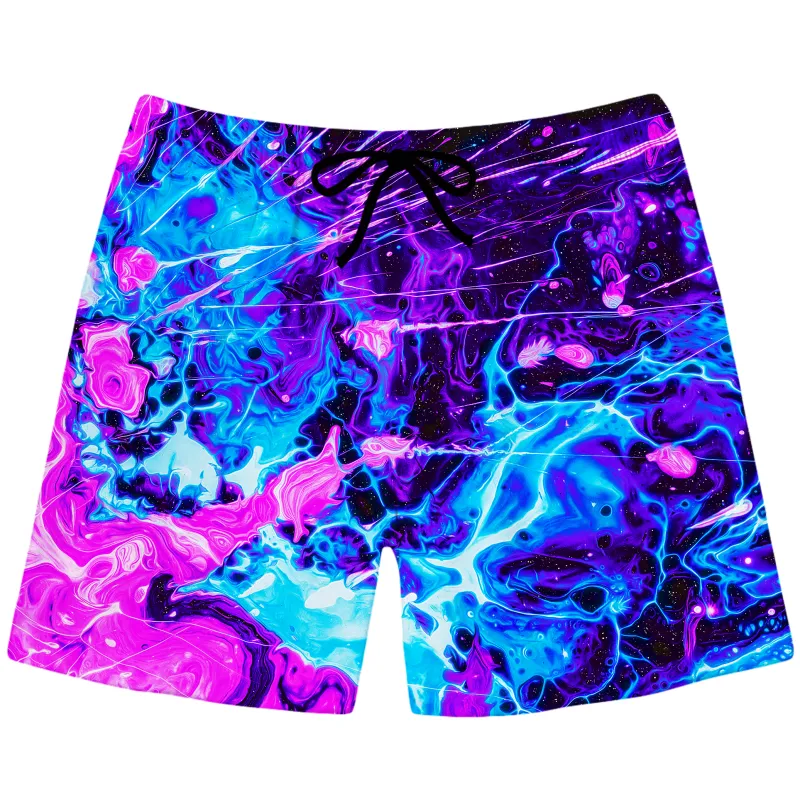 Cosmic Burst Swim Trunks sold by iEDM