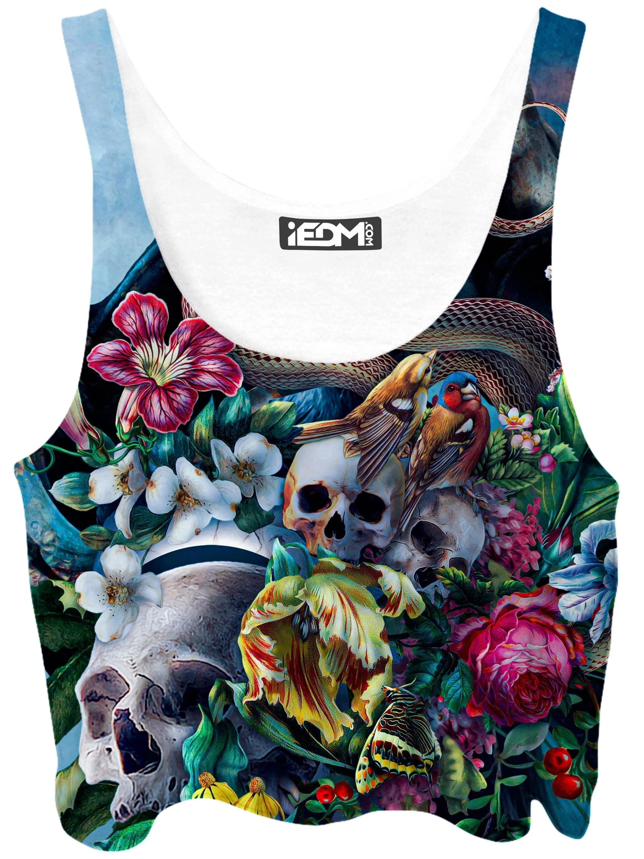 Live and Die Crop Top and Booty Shorts Combo sold by iEDM product image thumbnail 2