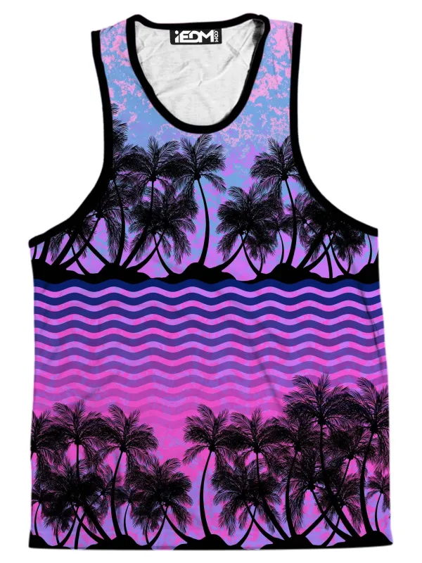 Paradise Palm Trees Men's Tank sold by iEDM