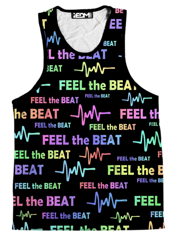 Feel the Beat Men's Tank sold by iEDM