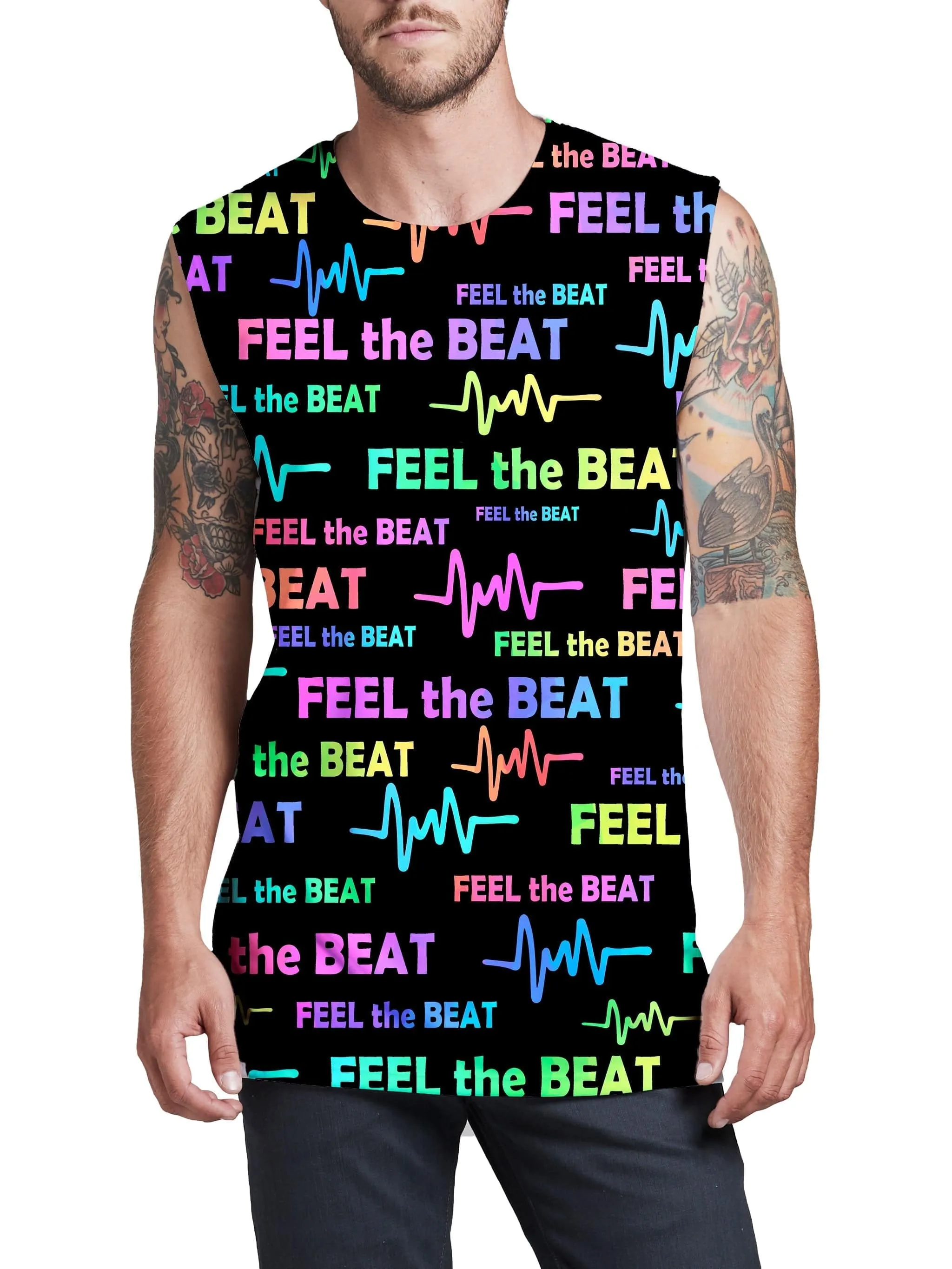 Feel the Beat Men's Muscle Tank sold by iEDM