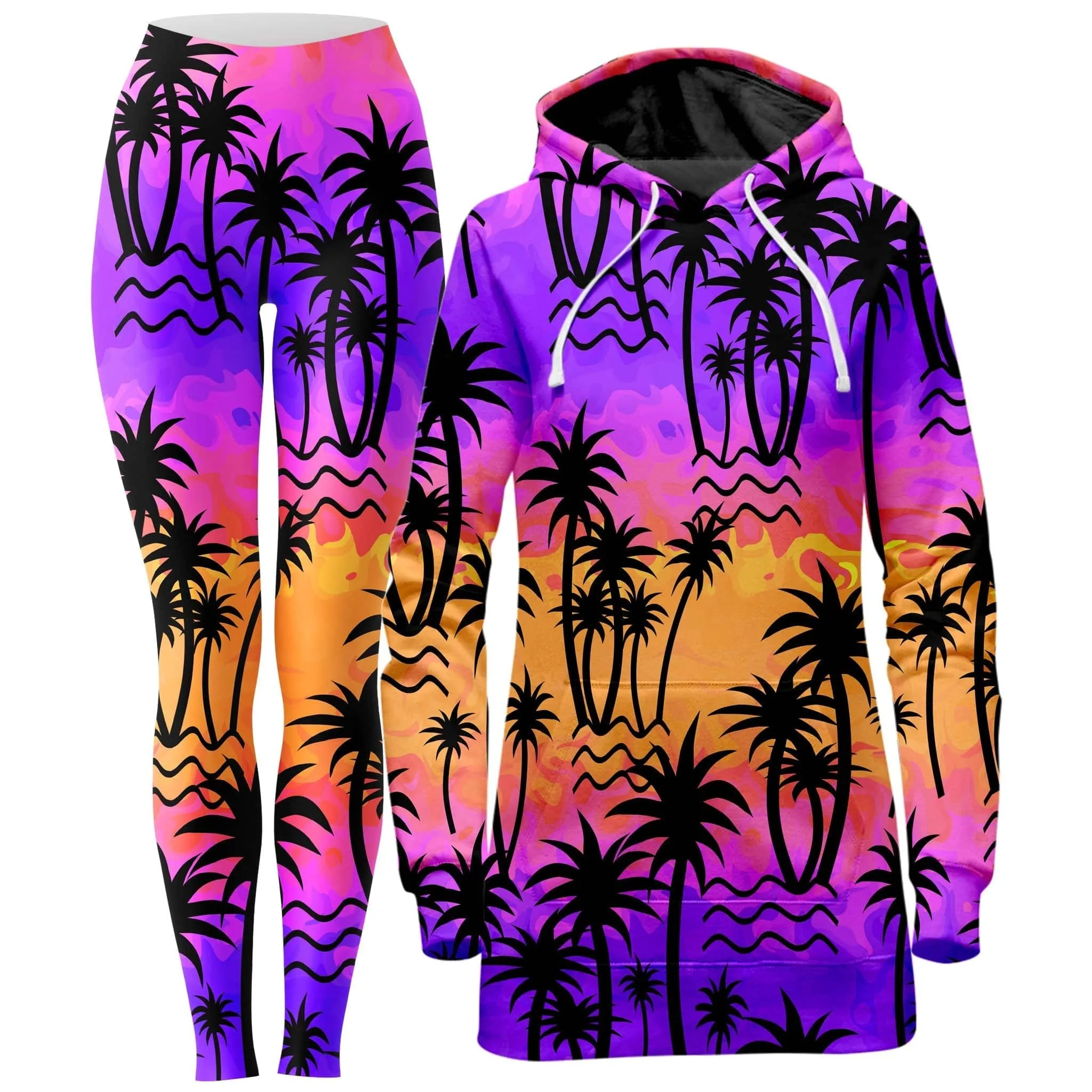 Sultry Summer Hoodie Dress and Leggings Combo sold by iEDM