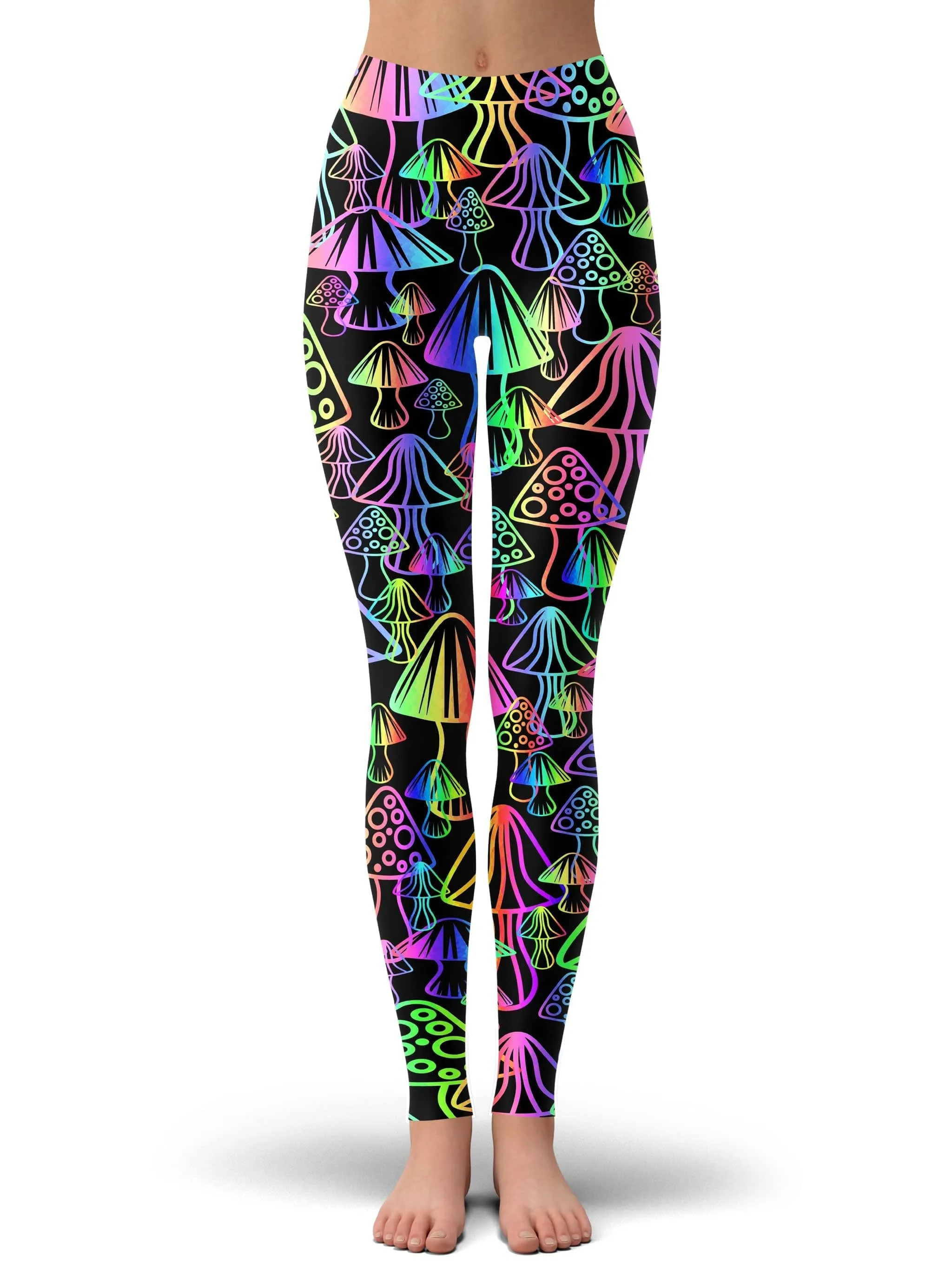 Magic Mushrooms Hoodie Dress and Leggings Combo sold by iEDM product image thumbnail 3