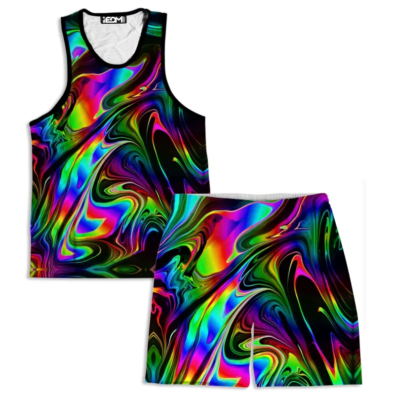That Glow Flow Men's Tank and Shorts Combo sold by iEDM