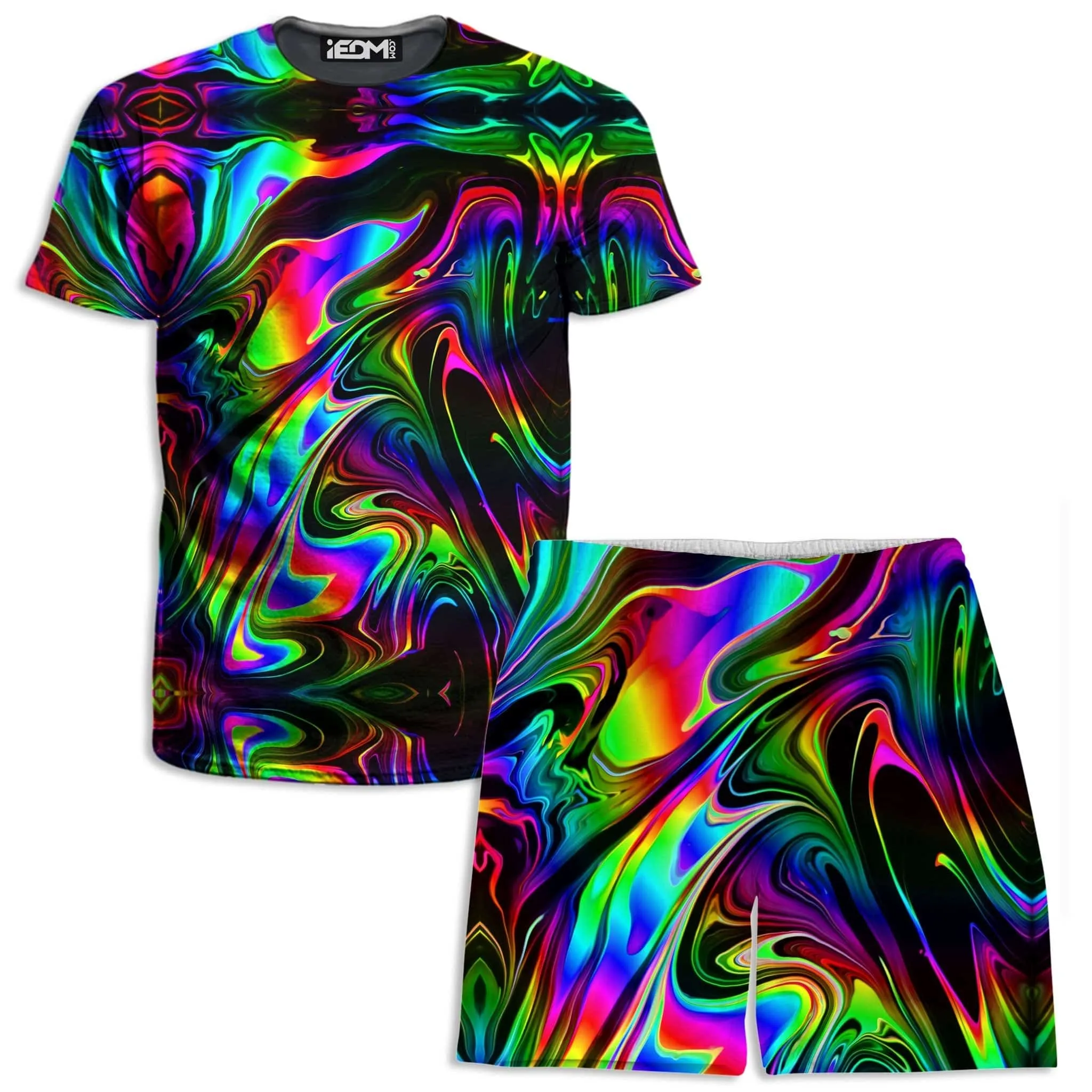That Glow Flow T-Shirt and Shorts Combo sold by iEDM