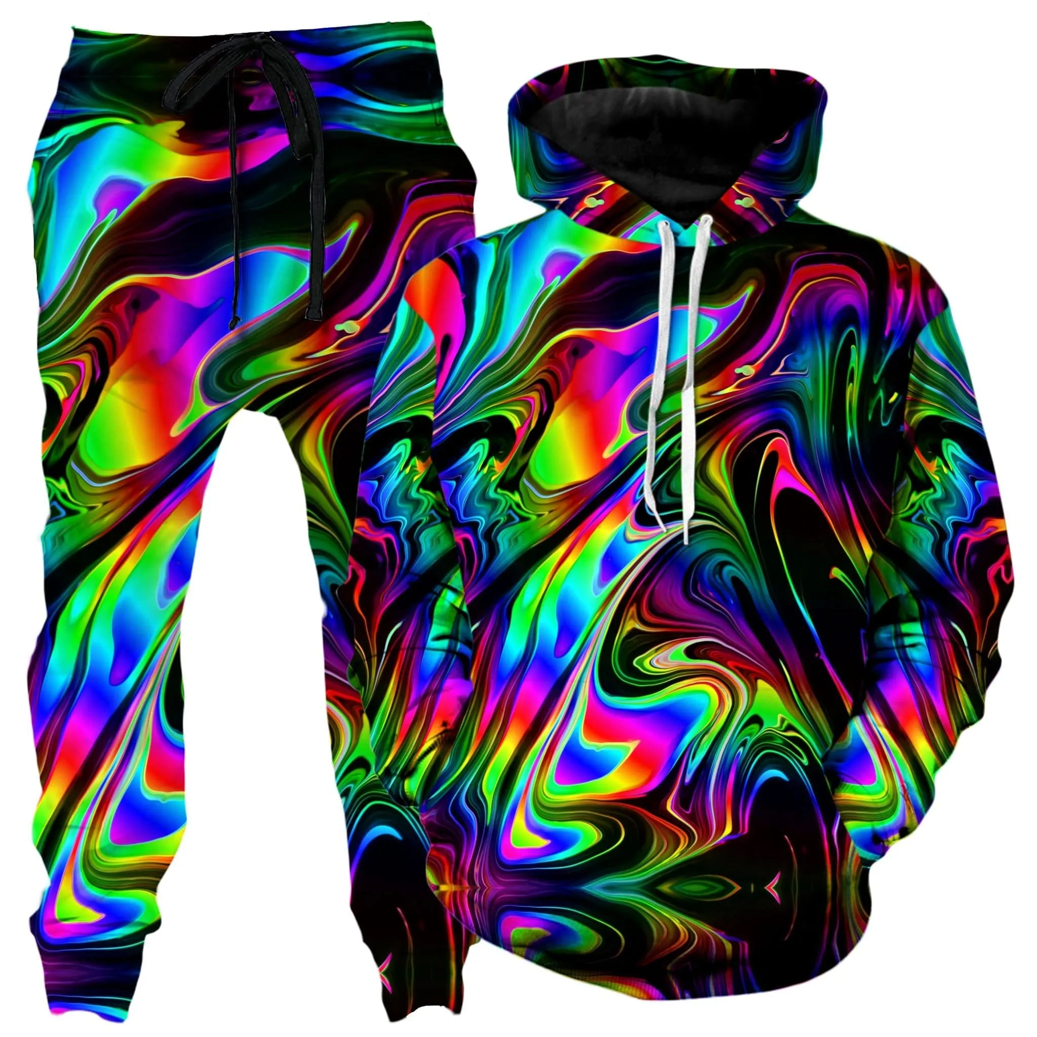 That Glow Flow Hoodie and Joggers Combo sold by iEDM