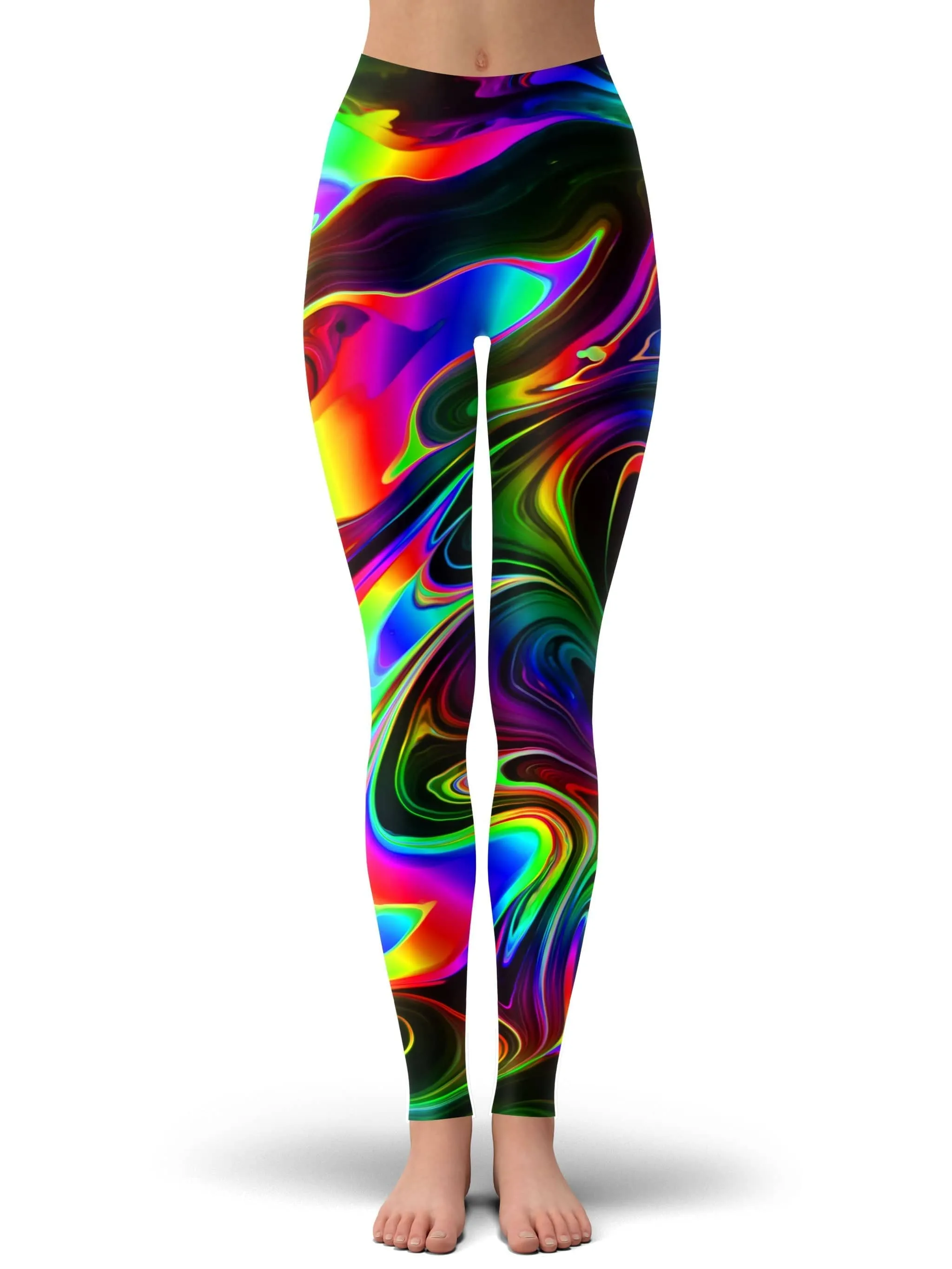 That Glow Flow Hoodie Dress and Leggings Combo sold by iEDM product image thumbnail 3