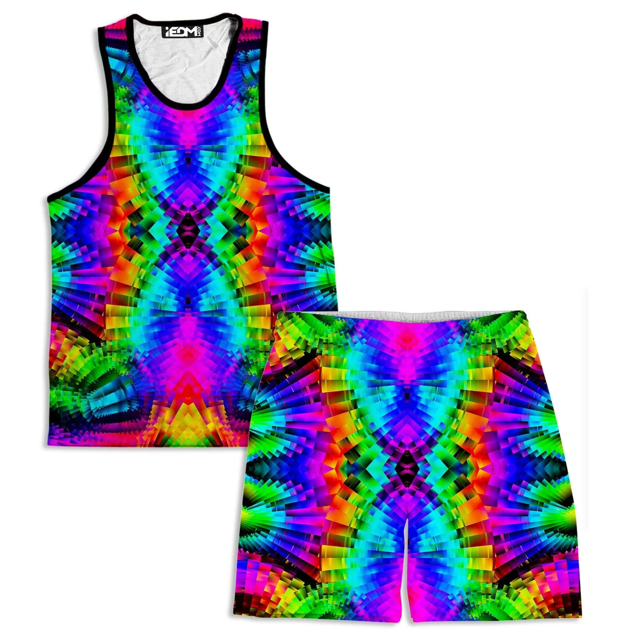 Reality Breakdown Men's Tank and Shorts Combo sold by iEDM