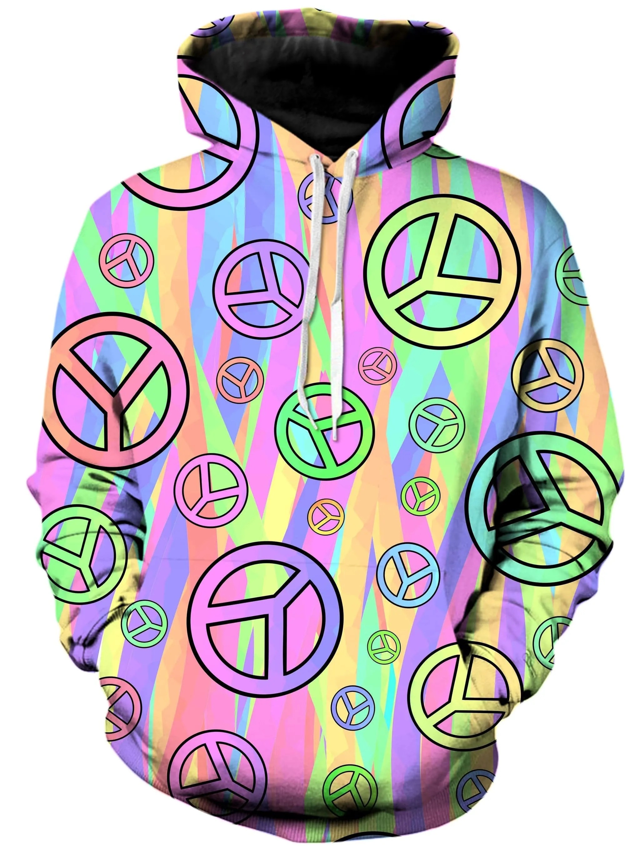 Retro Peace Symbol Hoodie and Joggers Combo sold by iEDM product image thumbnail 2