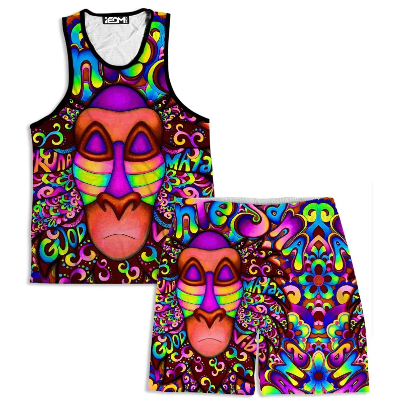 Rafiki Vibes Men's Tank and Shorts Combo sold by iEDM