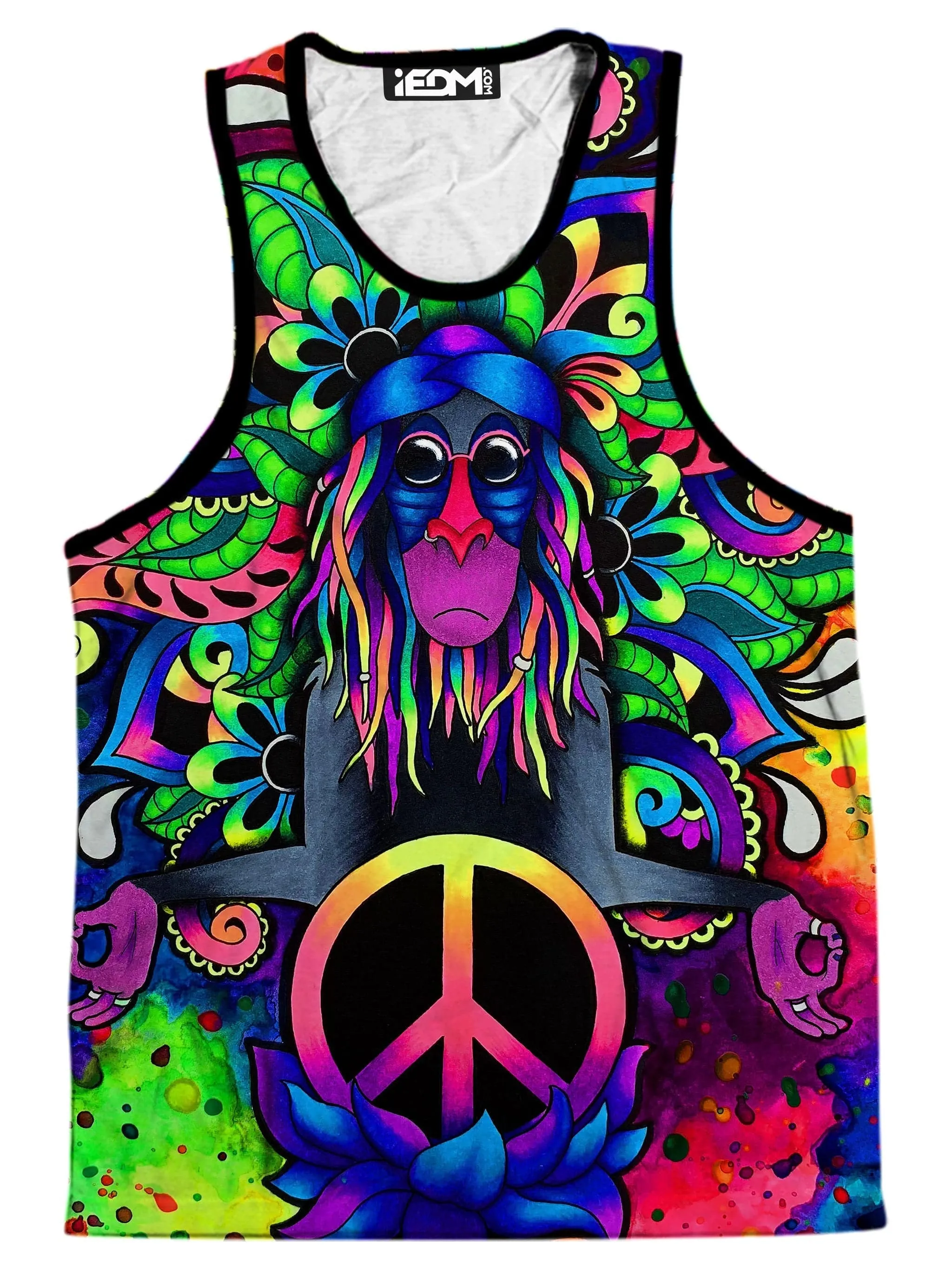 Peace Rafiki Men's Tank and Shorts Combo sold by iEDM product image thumbnail 2