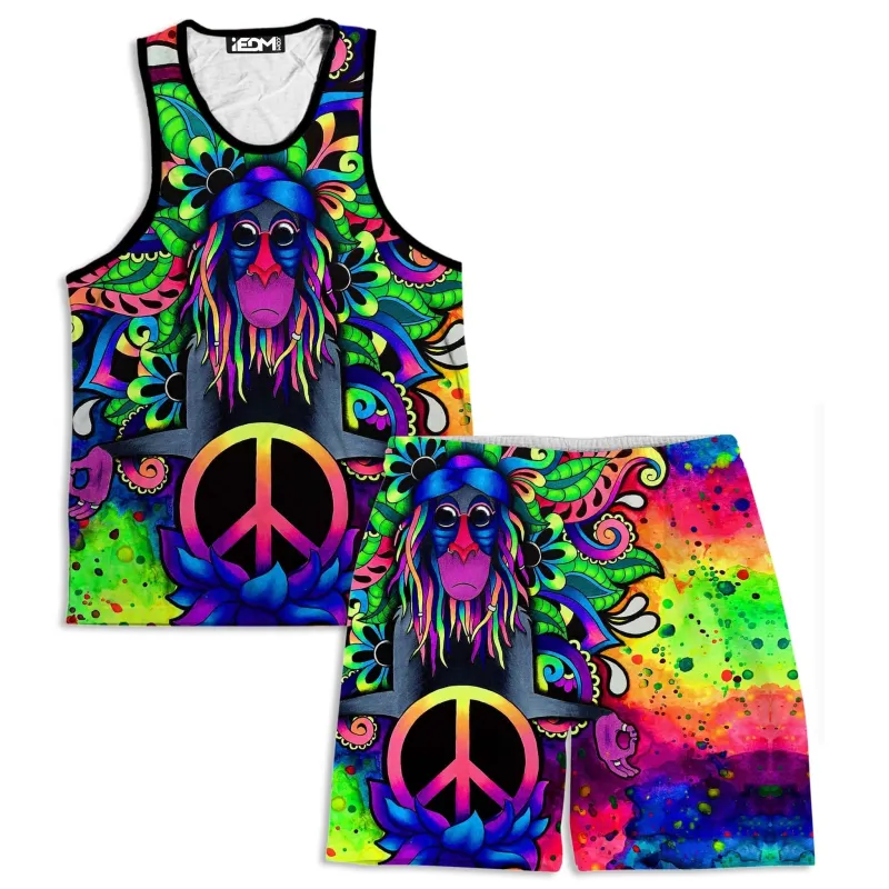 Peace Rafiki Men's Tank and Shorts Combo sold by iEDM