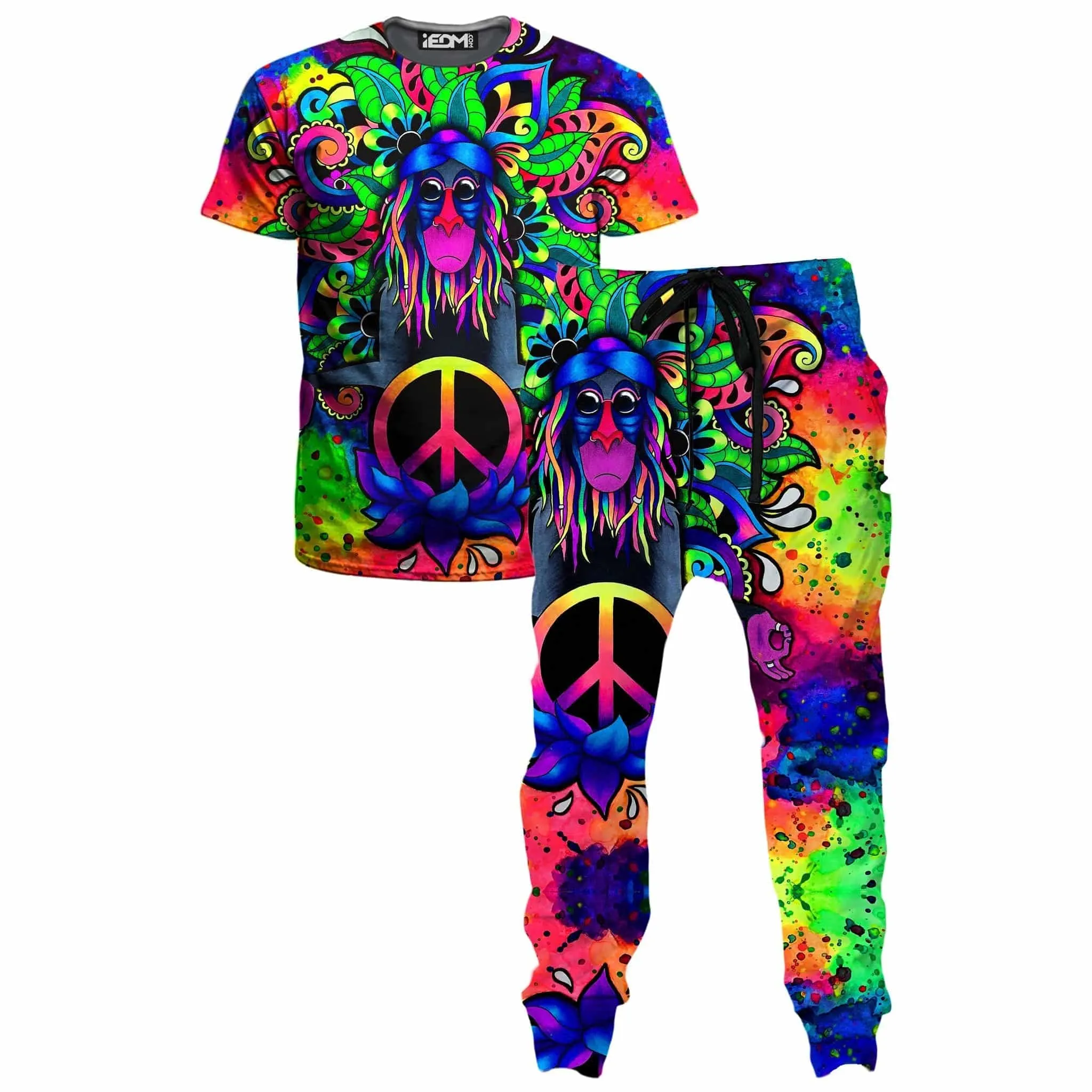 Peace Rafiki T-Shirt and Joggers Combo sold by iEDM