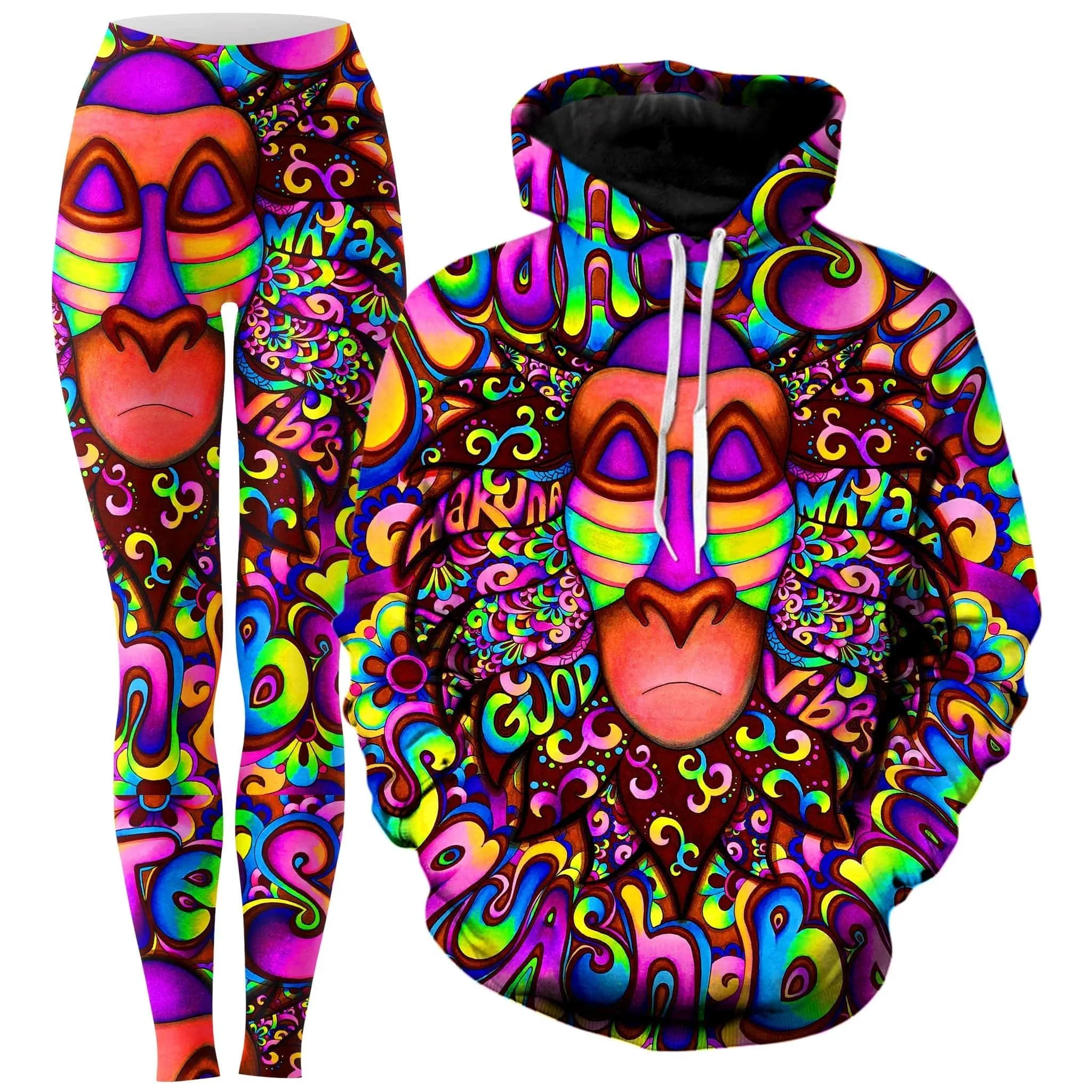Rafiki Vibes Hoodie and Leggings Combo sold by iEDM