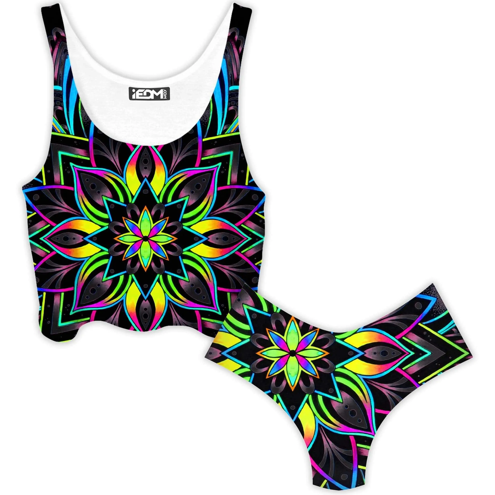 Radiance 2 Crop Top and Booty Shorts Combo sold by iEDM