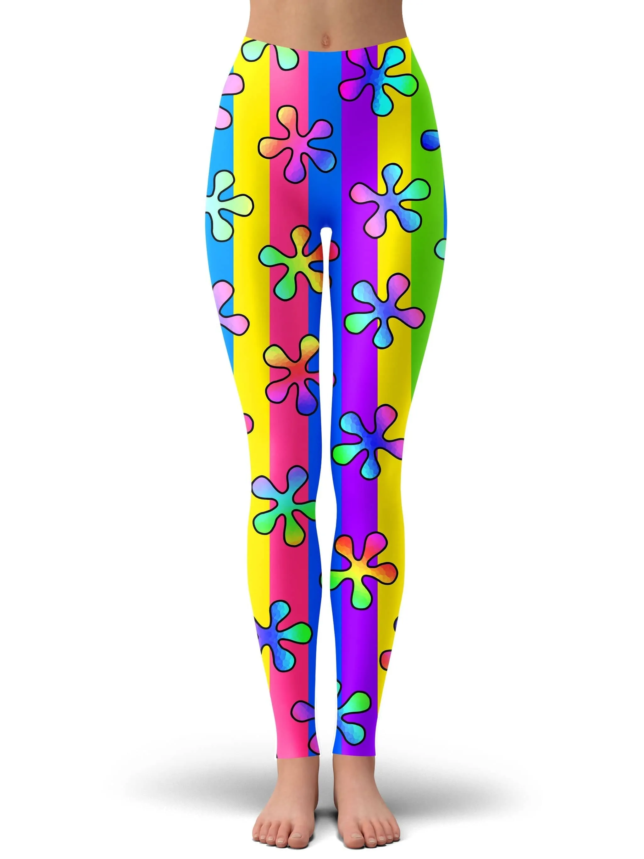 Psychedelic 60s Crop Top and Leggings Combo sold by iEDM product image thumbnail 3
