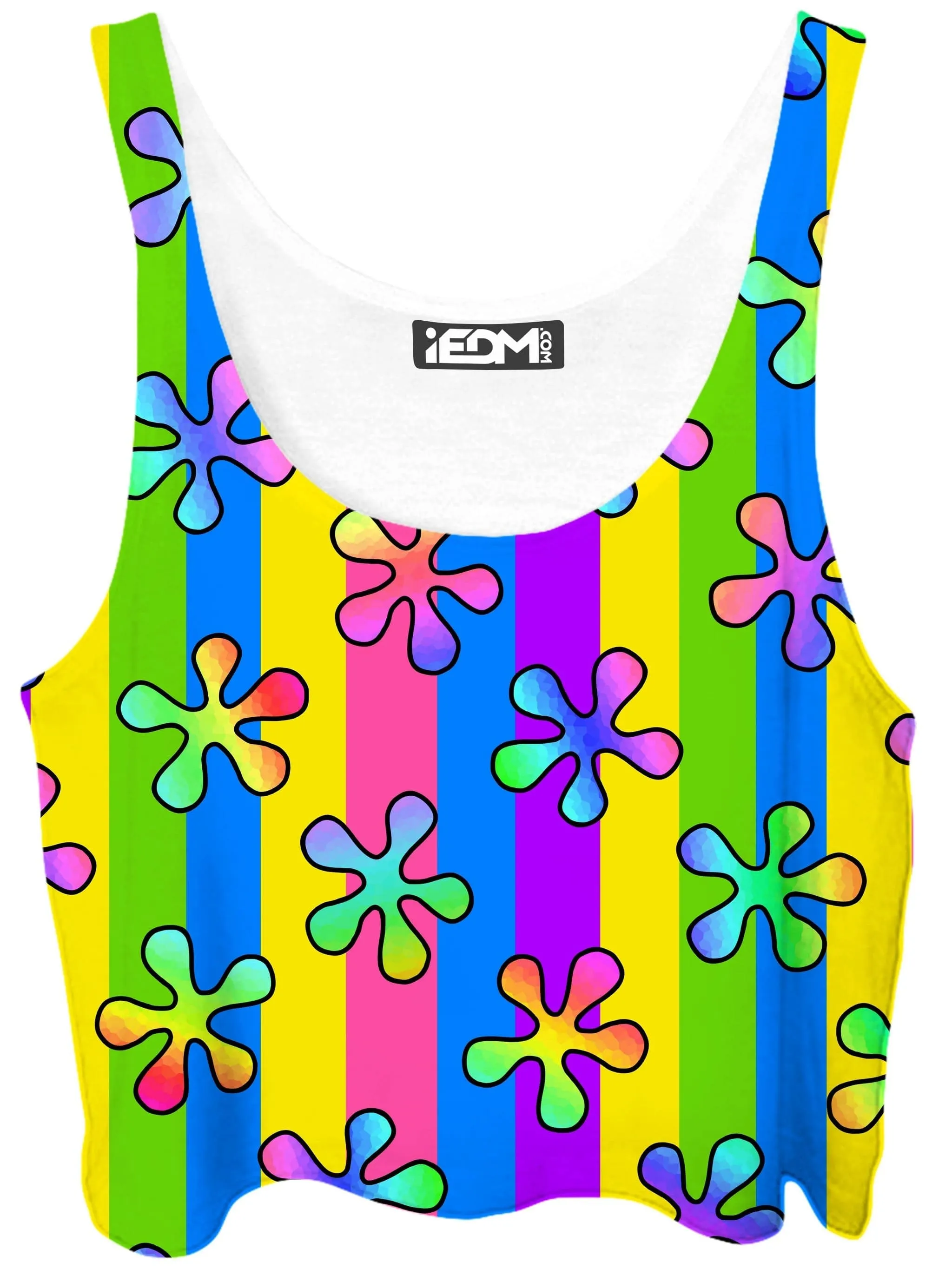 Psychedelic 60s Crop Top and Leggings Combo sold by iEDM product image thumbnail 2