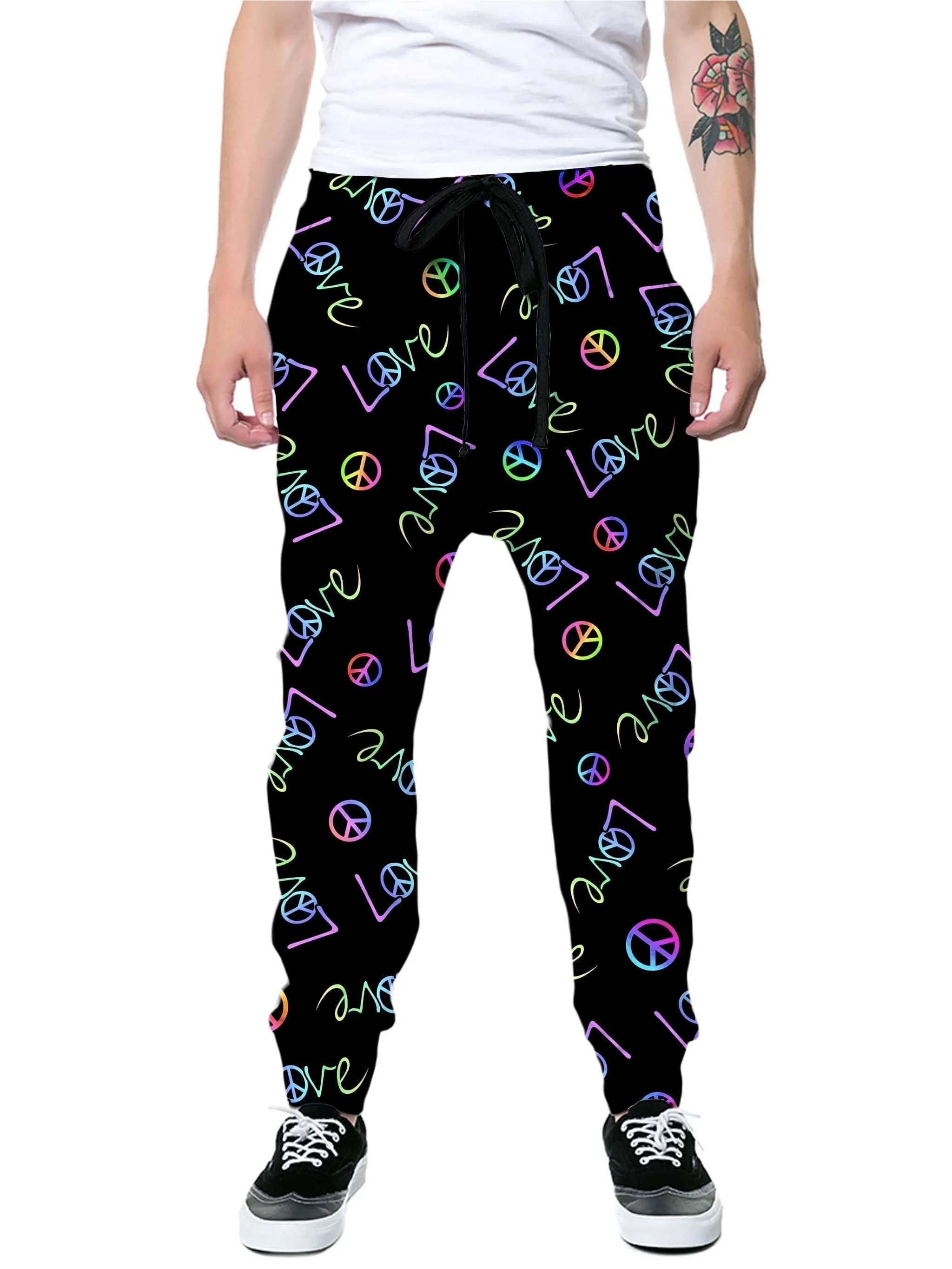 Peace and Love Hoodie and Joggers Combo sold by iEDM product image thumbnail 3