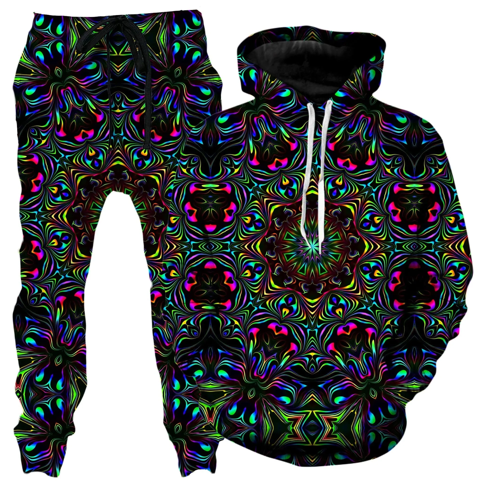 Kaleidoscope Eyes Hoodie and Joggers Combo sold by iEDM