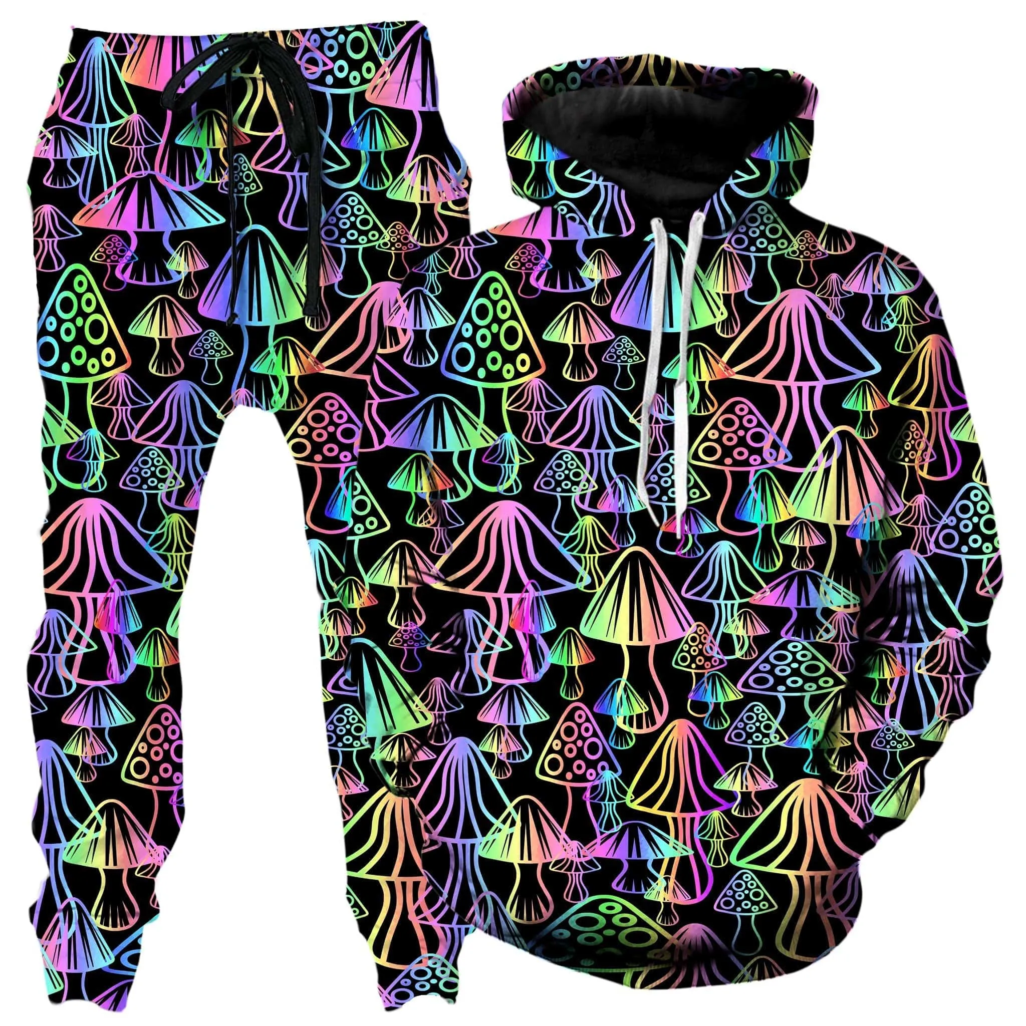 Magic Mushrooms Hoodie and Joggers Combo sold by iEDM