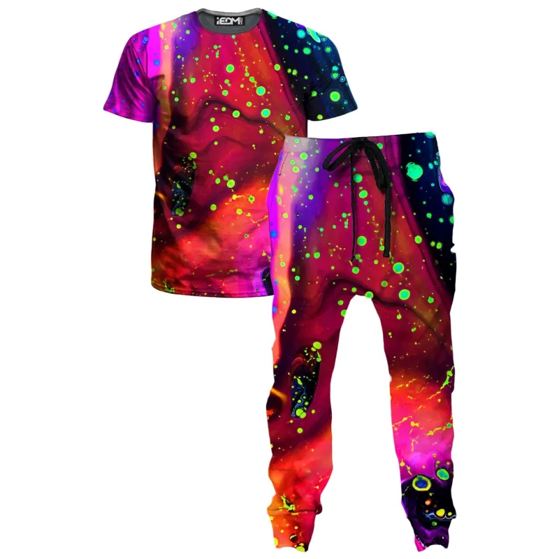 Cosmos T-Shirt and Joggers Combo made by iEDM