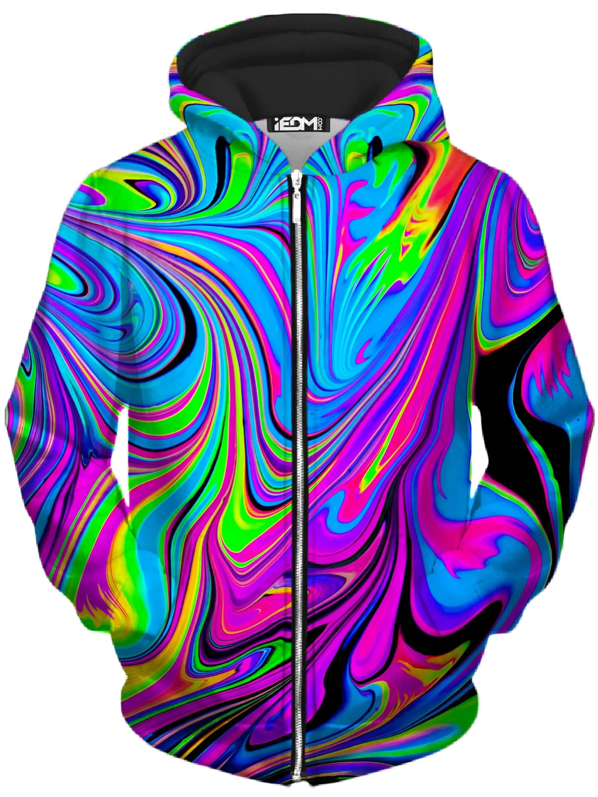 Cosmic Flow Zip-Up Hoodie and Joggers Combo sold by iEDM product image thumbnail 2
