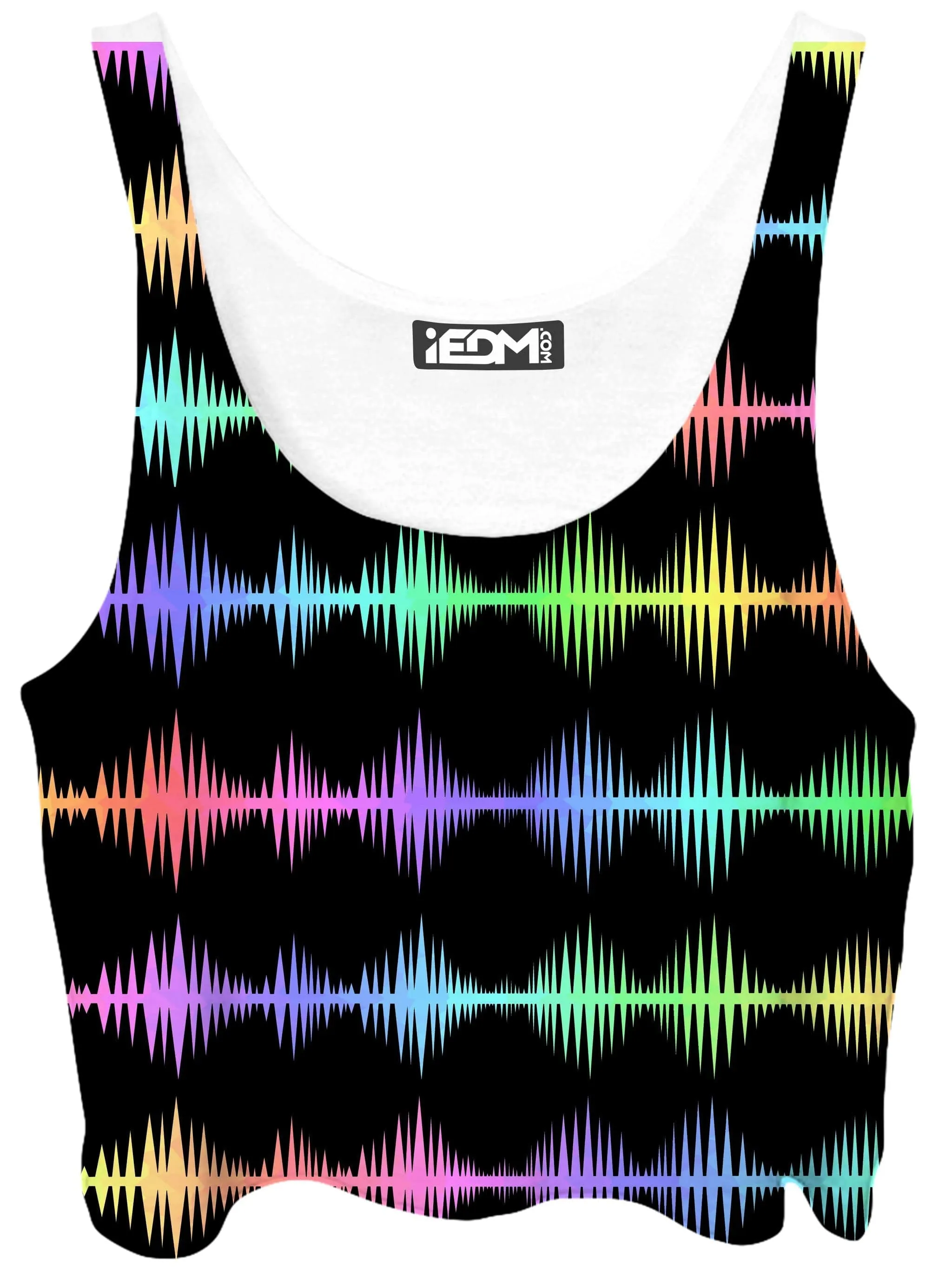 Equalizer Sound Waves Crop Top and Leggings Combo sold by iEDM product image thumbnail 2