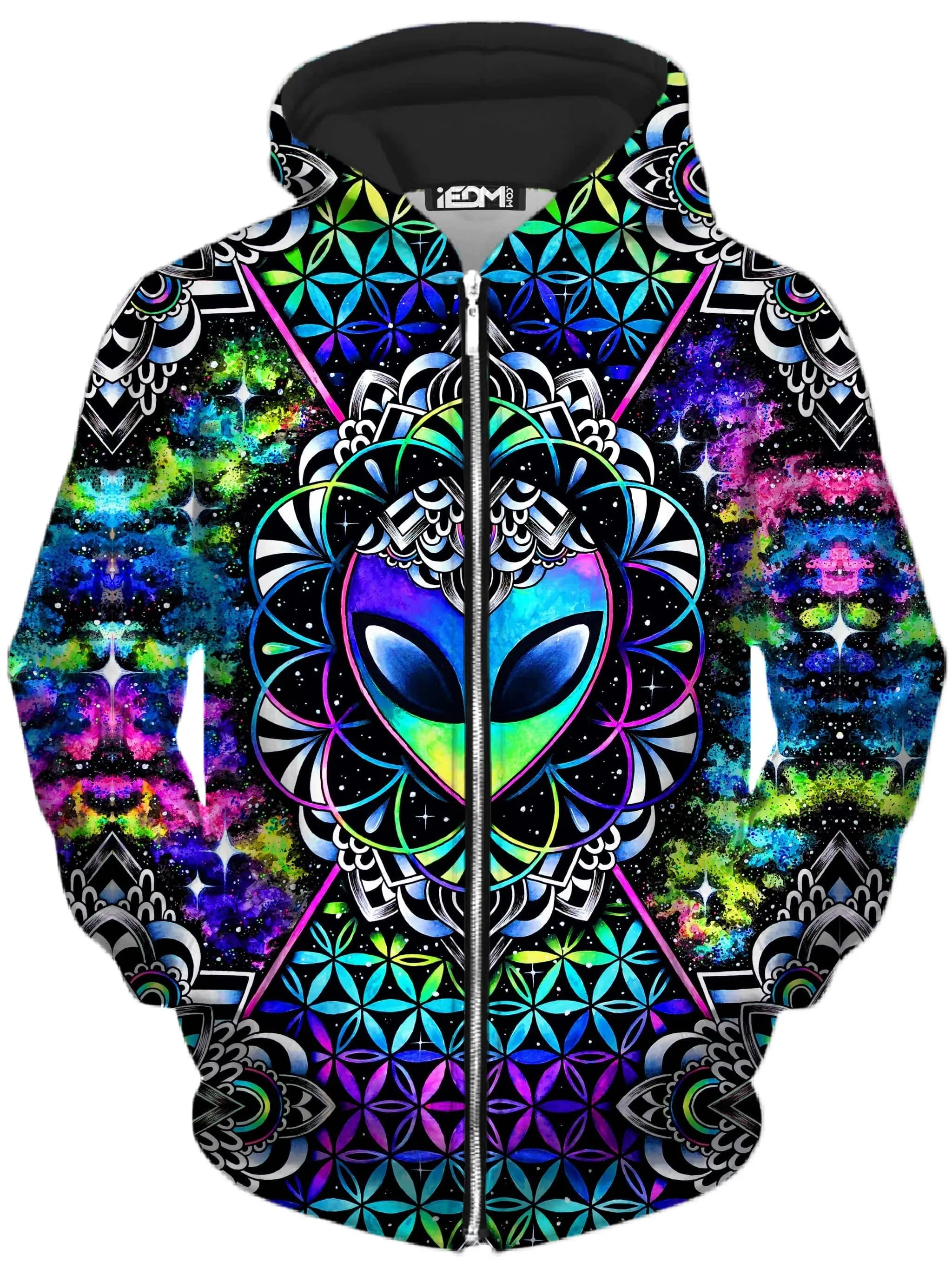 Conscious Cosmos Zip-Up Hoodie and Leggings Combo sold by iEDM product image thumbnail 2