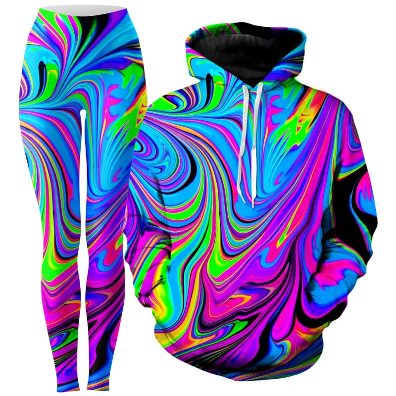 Cosmic Flow Hoodie and Leggings Combo sold by iEDM