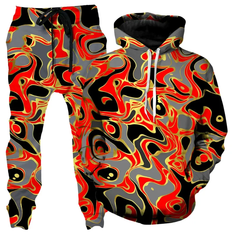 Abstract Journey Hoodie and Joggers Combo sold by iEDM