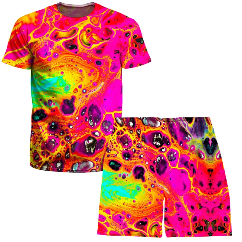Lava Trip T-Shirt and Shorts Combo made by iEDM