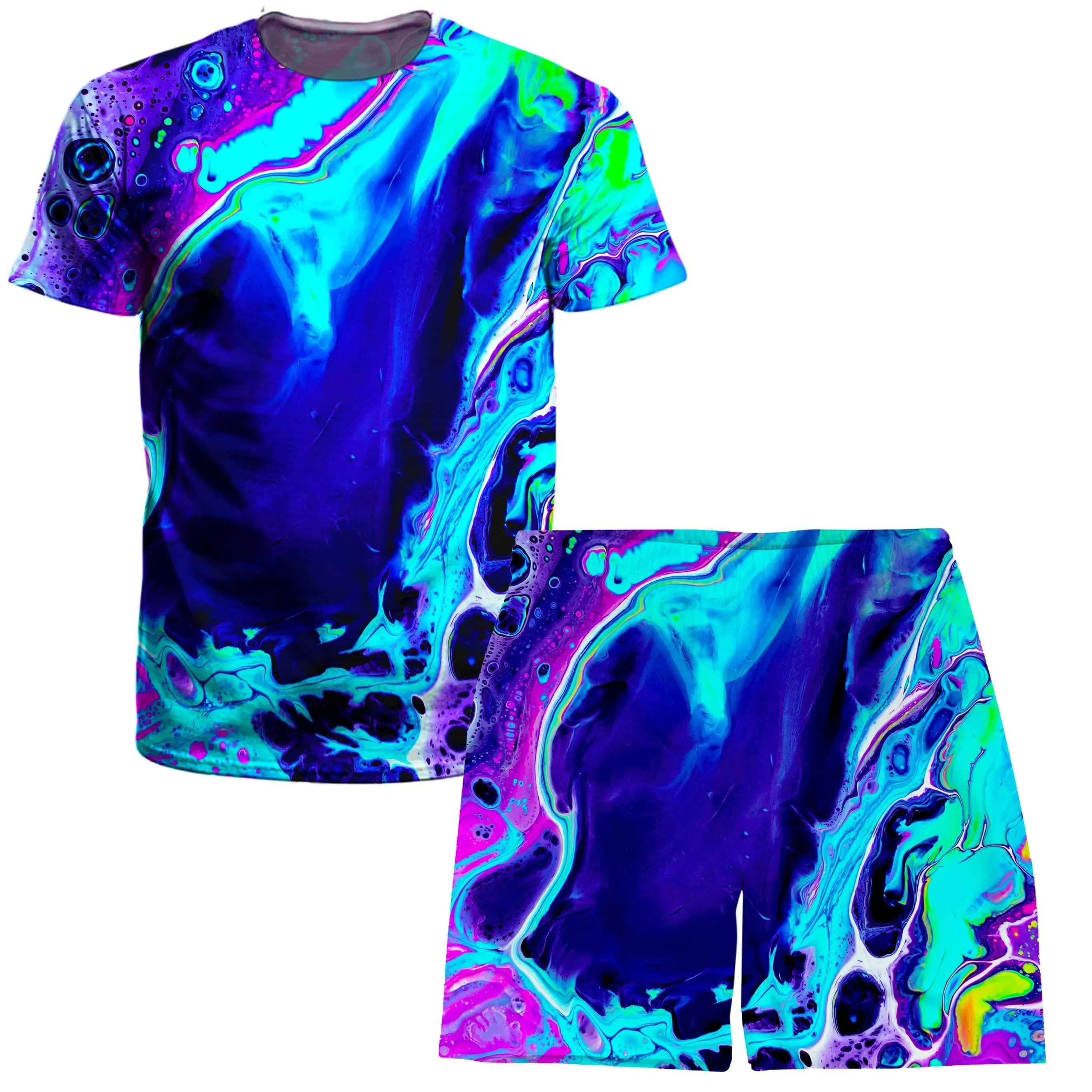 Aqua Daze T-Shirt and Shorts Combo sold by iEDM